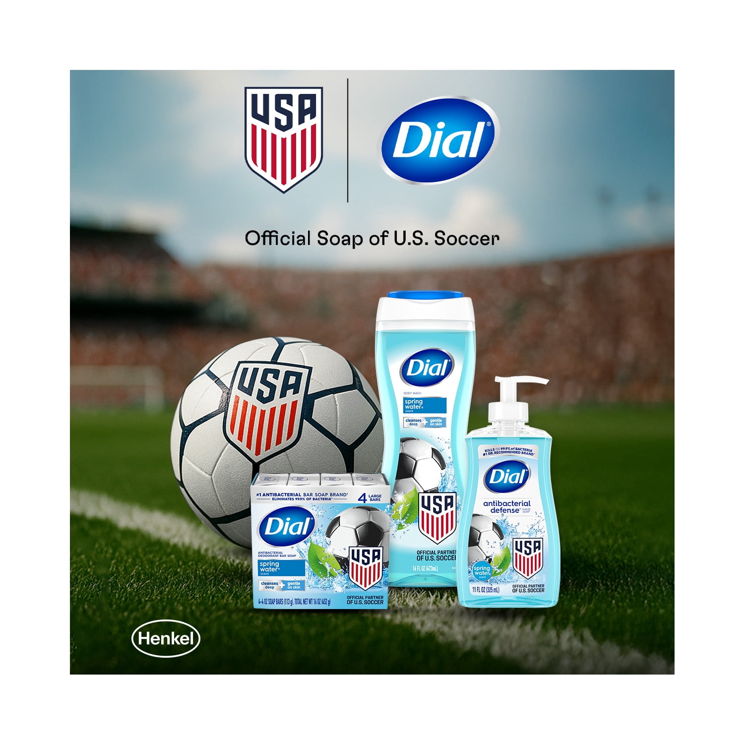 Dial Antibacterial Defense Liquid Hand Soap Refill, Spring Water Scent (52 fl oz) m82eq