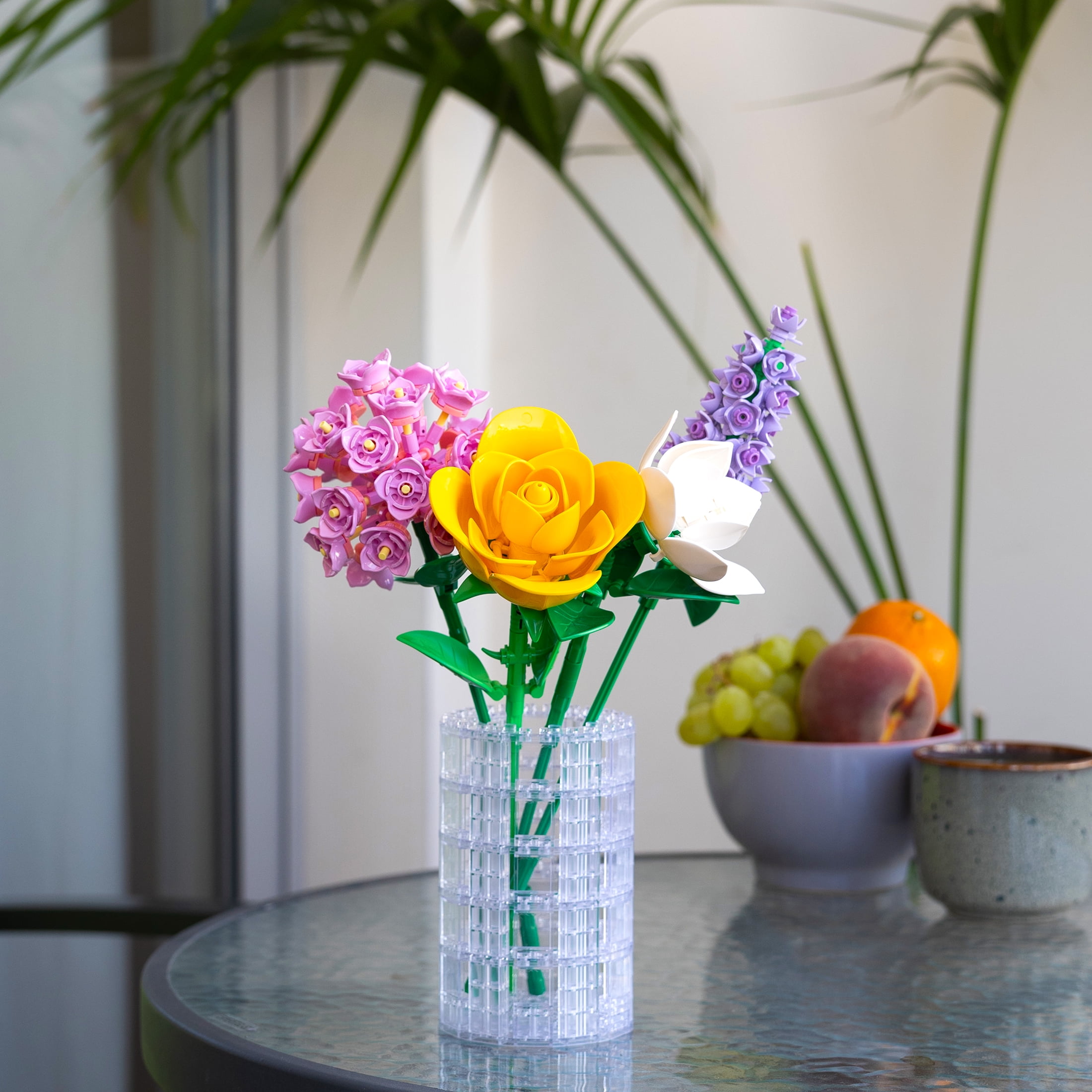 Brickcraft White Gardenia Building Kit (Bricktanicals Collection, Elegant Floral Display, 47-Piece Set) ervct