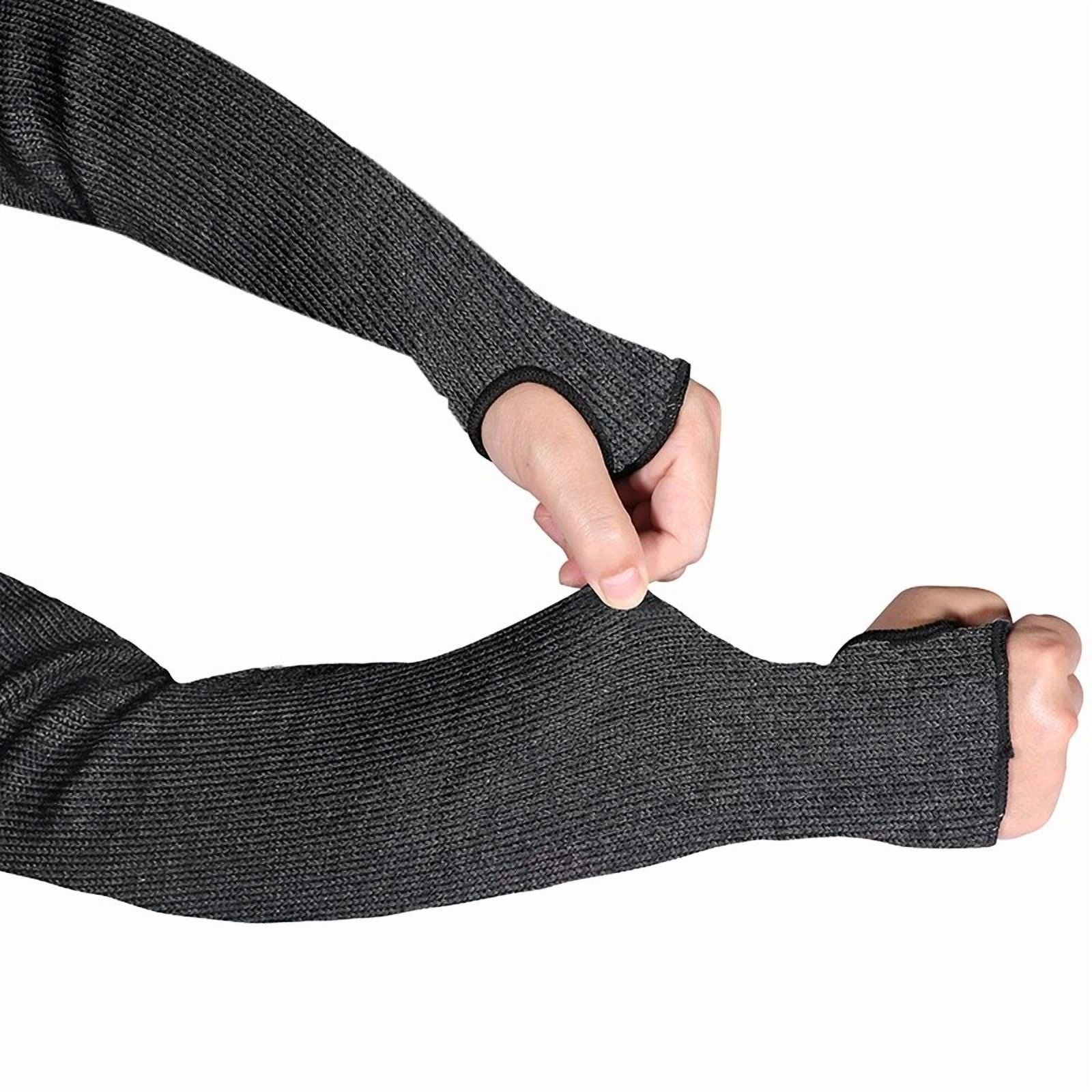 Purely Elizabeth Cut Resistant Arm Sleeves for Gardening and Industrial Work (Grey, 1 Pair) jsrn2