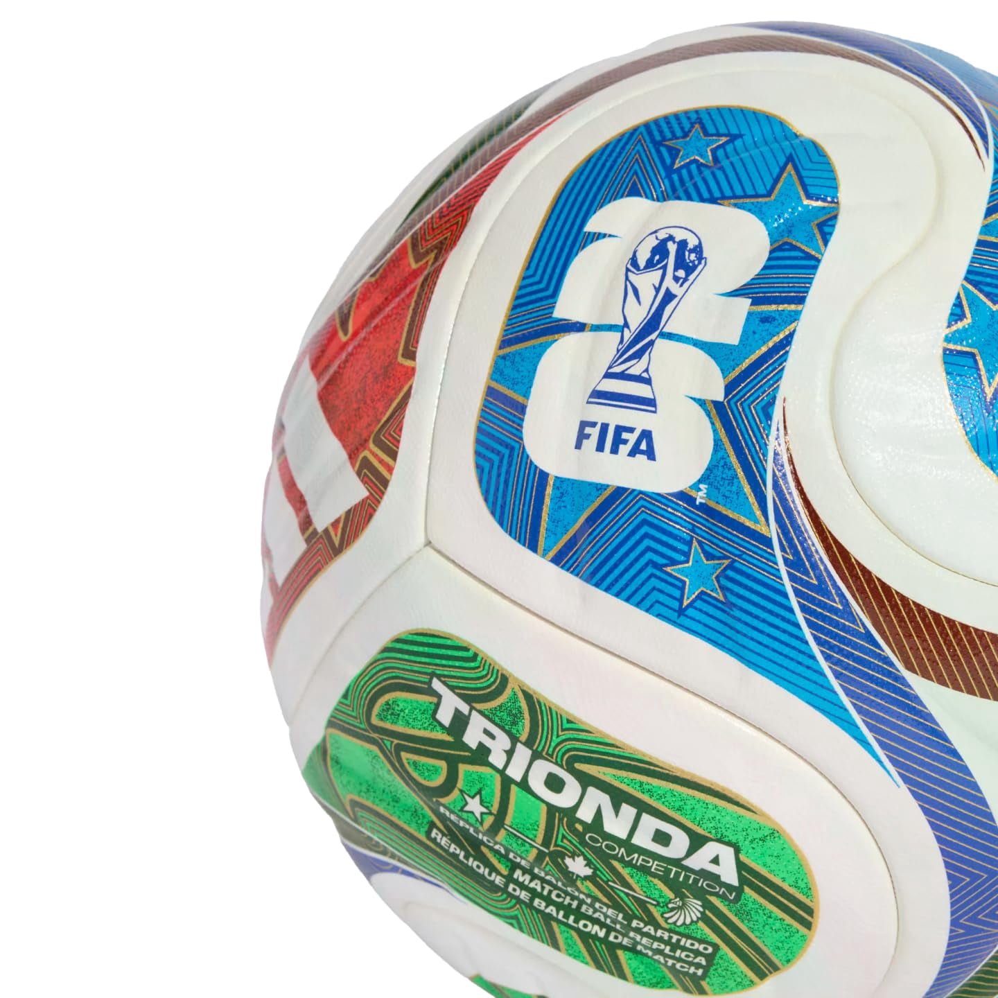 adidas FIFA World Cup 26 Trionda Competition Soccer Ball (Blue, Size 5) vgcdh
