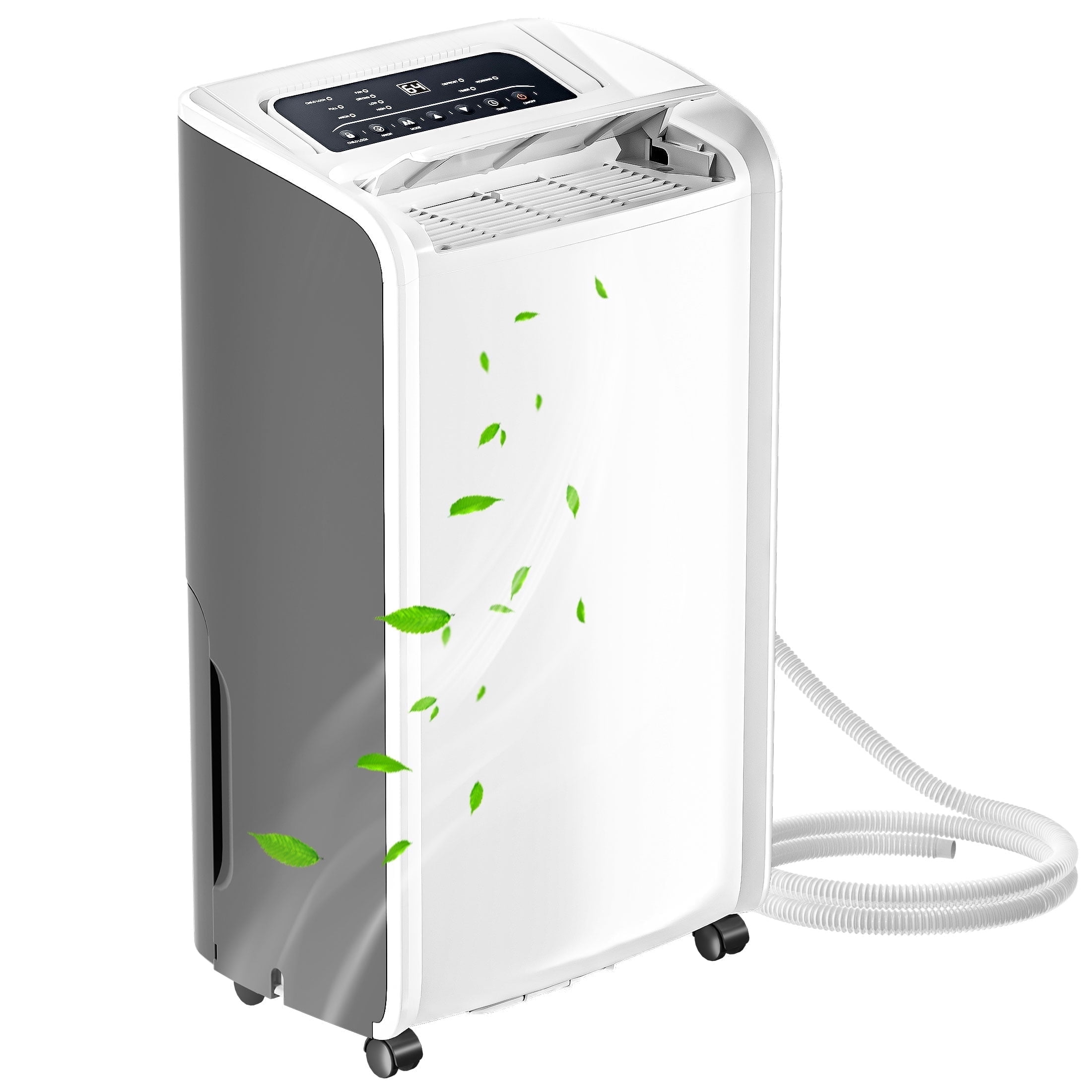 Rocyis Compressor Dehumidifier for Home, Quiet Operation, Programmable Settings (70 Pints, 4500 Sq. Ft.) yayb0