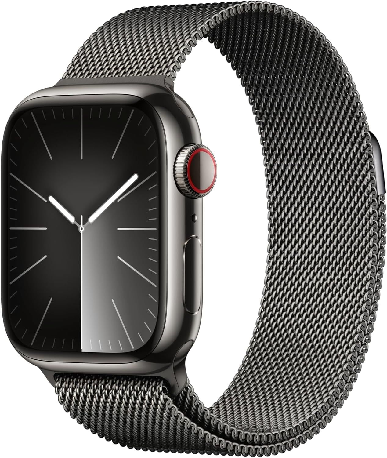 Apple Watch Series 9 GPS + Cellular (Graphite Stainless Steel Case, 41mm) ma9fc