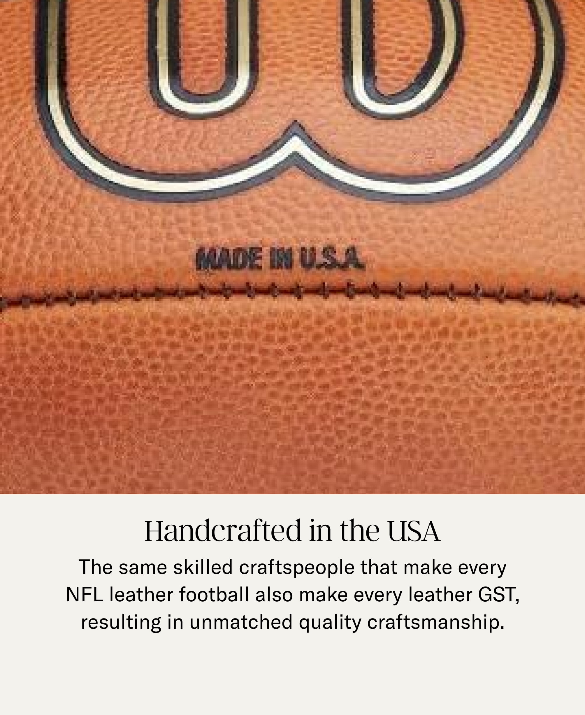 Wilson GST 1003 Official Size Leather Game Football (Brown, Official Size) xz3z0