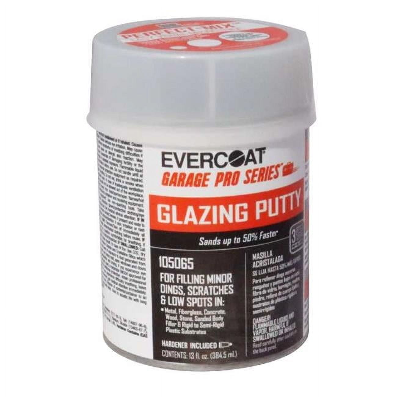 Evercoat Garage Pro Series Glazing & Spot Putty, Professional Automotive Surface Repair (White, 13 oz) n0k68