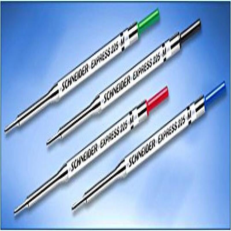 Schneider Express 225 Ballpoint Pen Refills (Black, Medium Point, 2-Pack) seurx