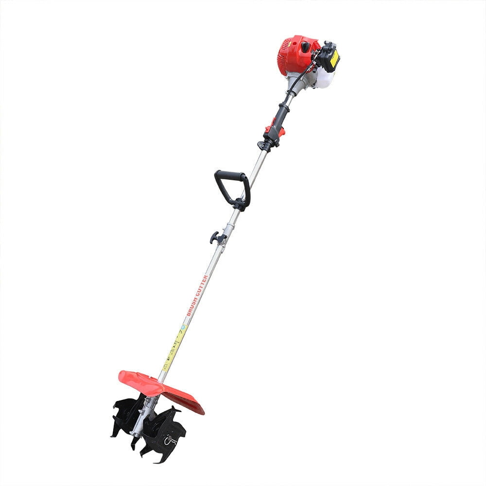 Generic 51.7cc 2-Stroke Gas Powered Mini Tiller Cultivator for Garden and Farm (9 in Width) 802l9