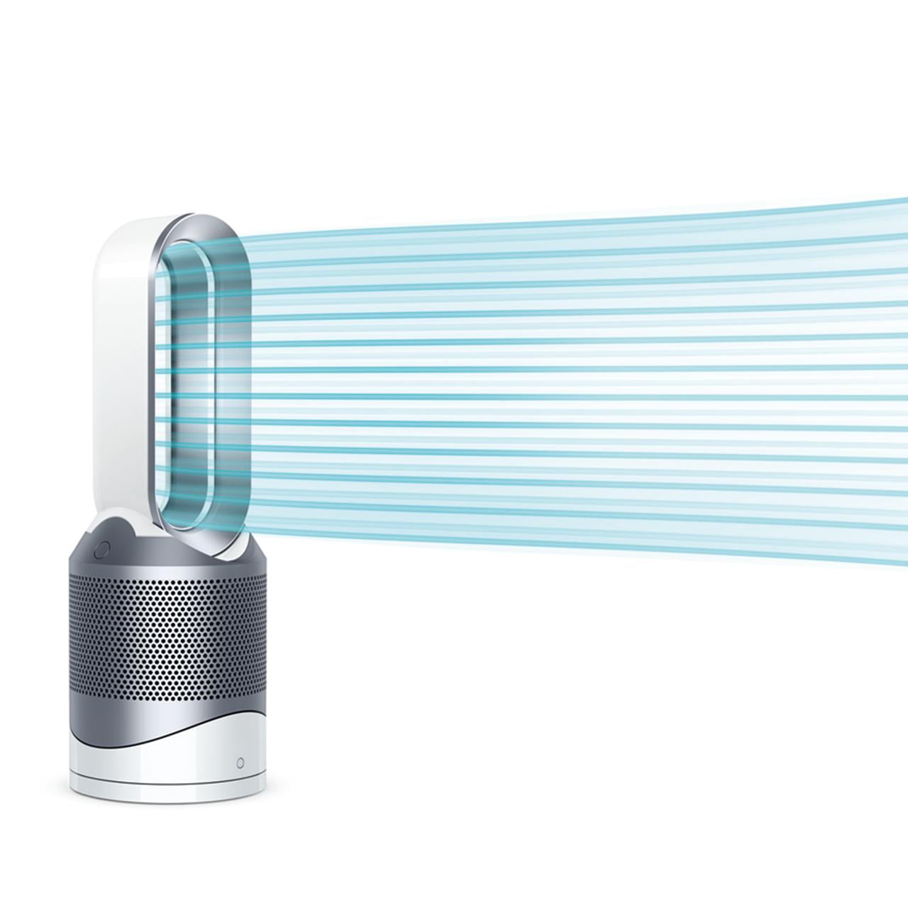 Dyson HP02 Pure Hot+Cool Link Connected Air Purifier, Heater and Fan (White/Silver) 8y5zc