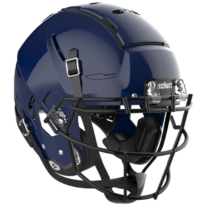 Schutt F7 LX1 Youth Football Helmet (Black, Medium) jcbdj