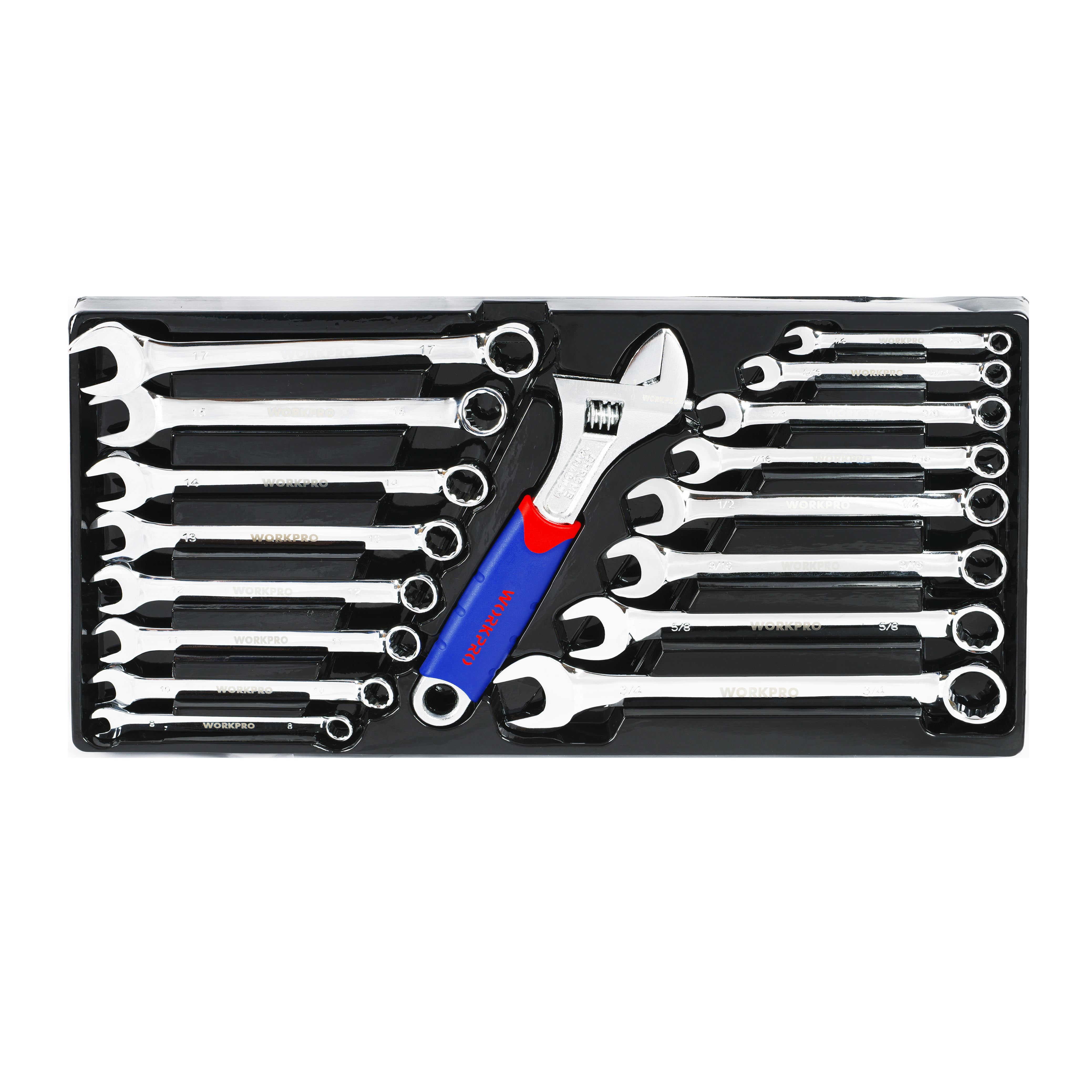 WORKPRO 408-Piece Mechanics Tool Set, Heavy-Duty Household Repair Kit with 3-Drawer Metal Storage Box (408-Piece) 8ornf