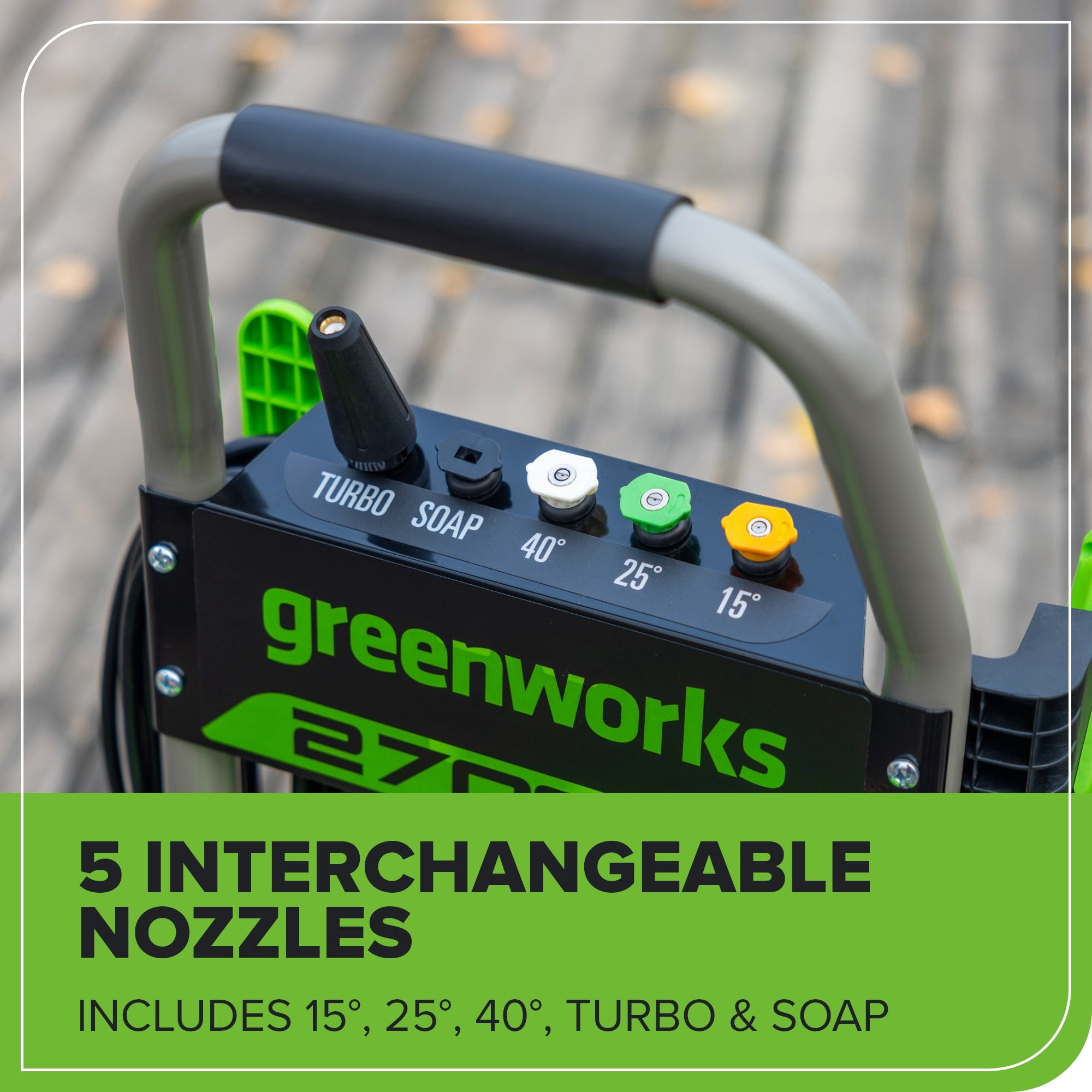 Greenworks Electric Pressure Washer, 2700 PSI 2.3 GPM Max, TruBrushless Motor Technology (2700 PSI) jjuh7