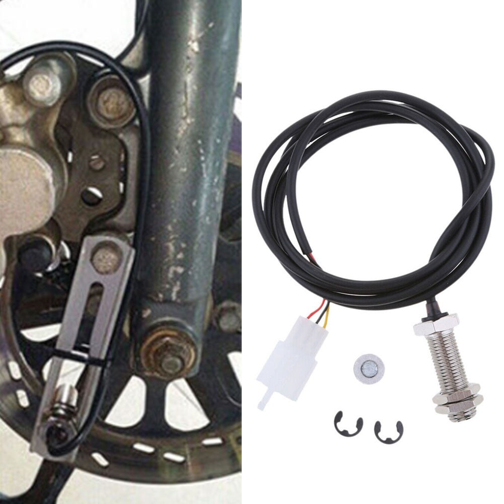 Generic Motorcycle Digital Odometer Speedometer Sensor Cable with 2 Magnets (59 in) dmjfb