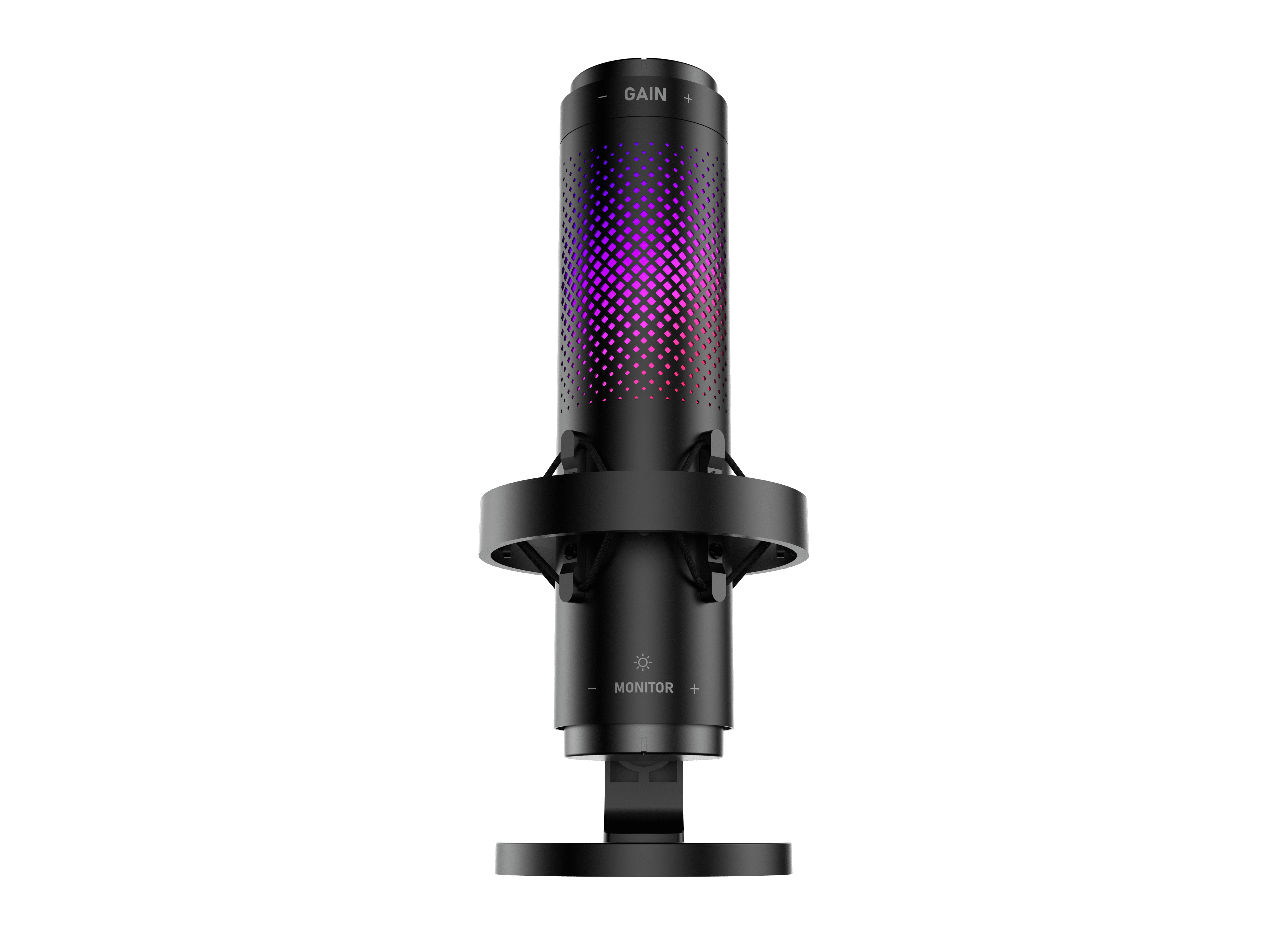 onn USB Tri-Pattern Gaming Microphone with Adjustable Volume and Mute Controls (Black) lhoe9