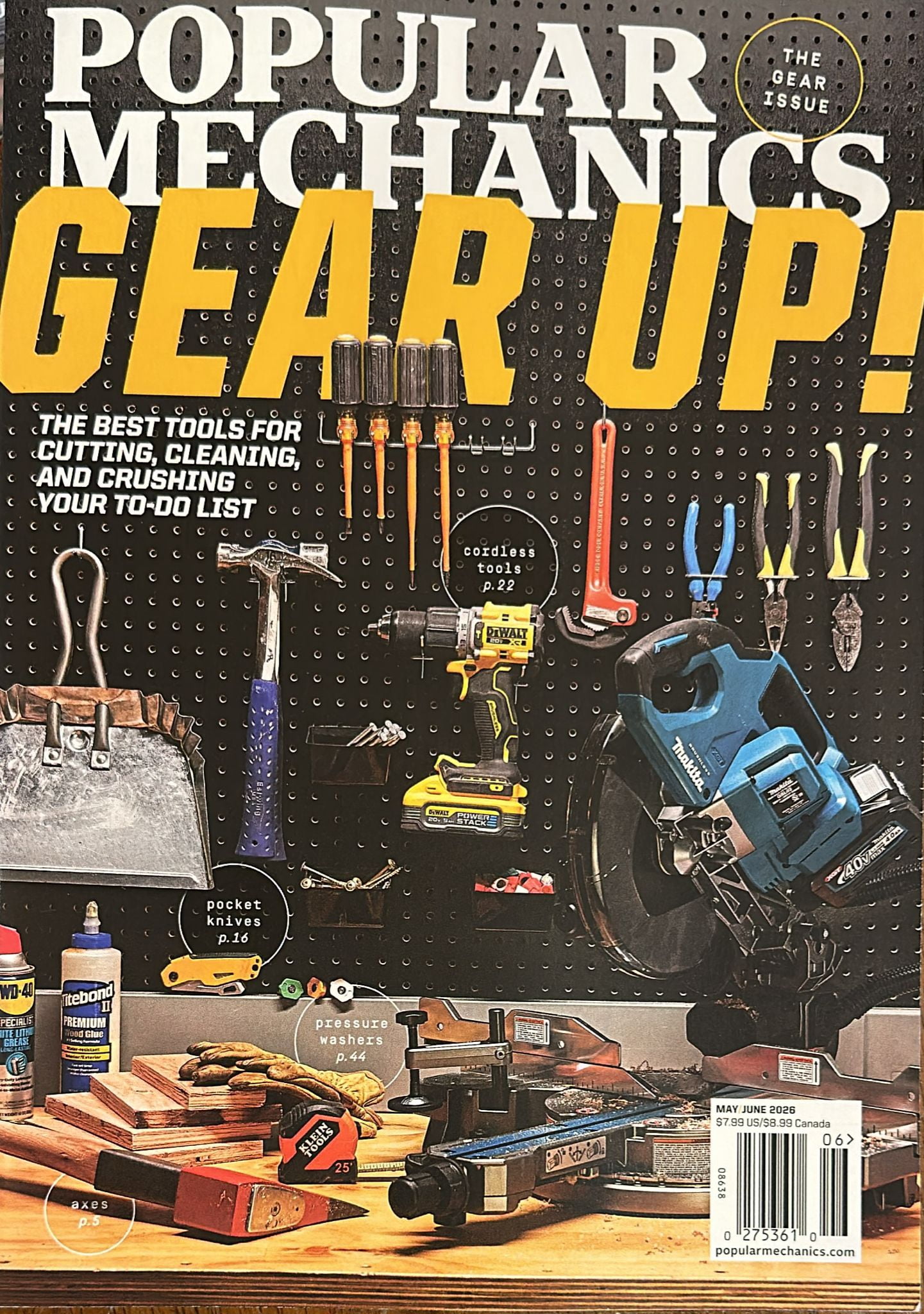 Magazine Cafe Popular Mechanics Magazine May June 2026 (Single Issue) 61fny