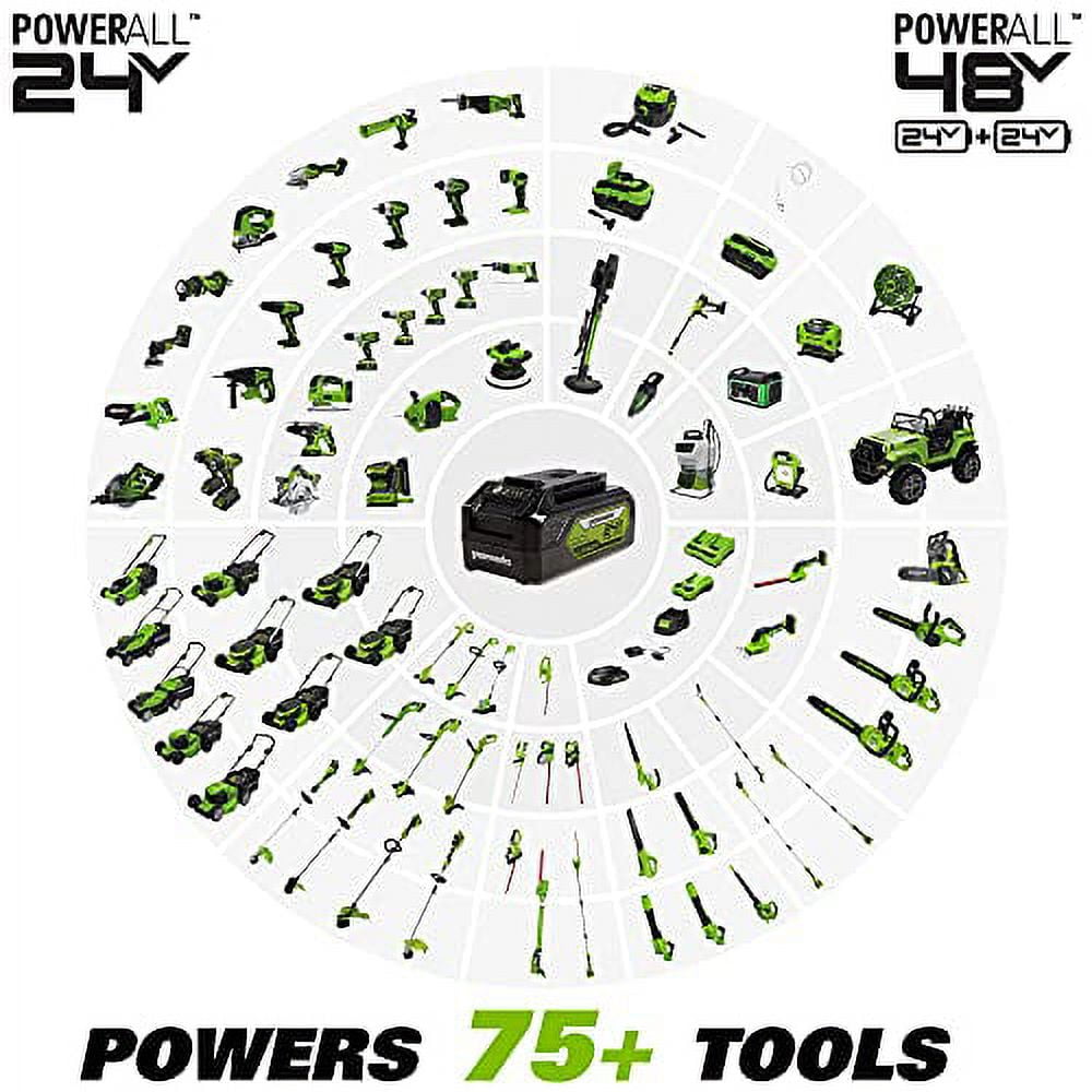 Greenworks 24V 12-inch Brushless Chainsaw Kit with 4.0 Ah Battery and Charger (Green, 12 in) zhkt3