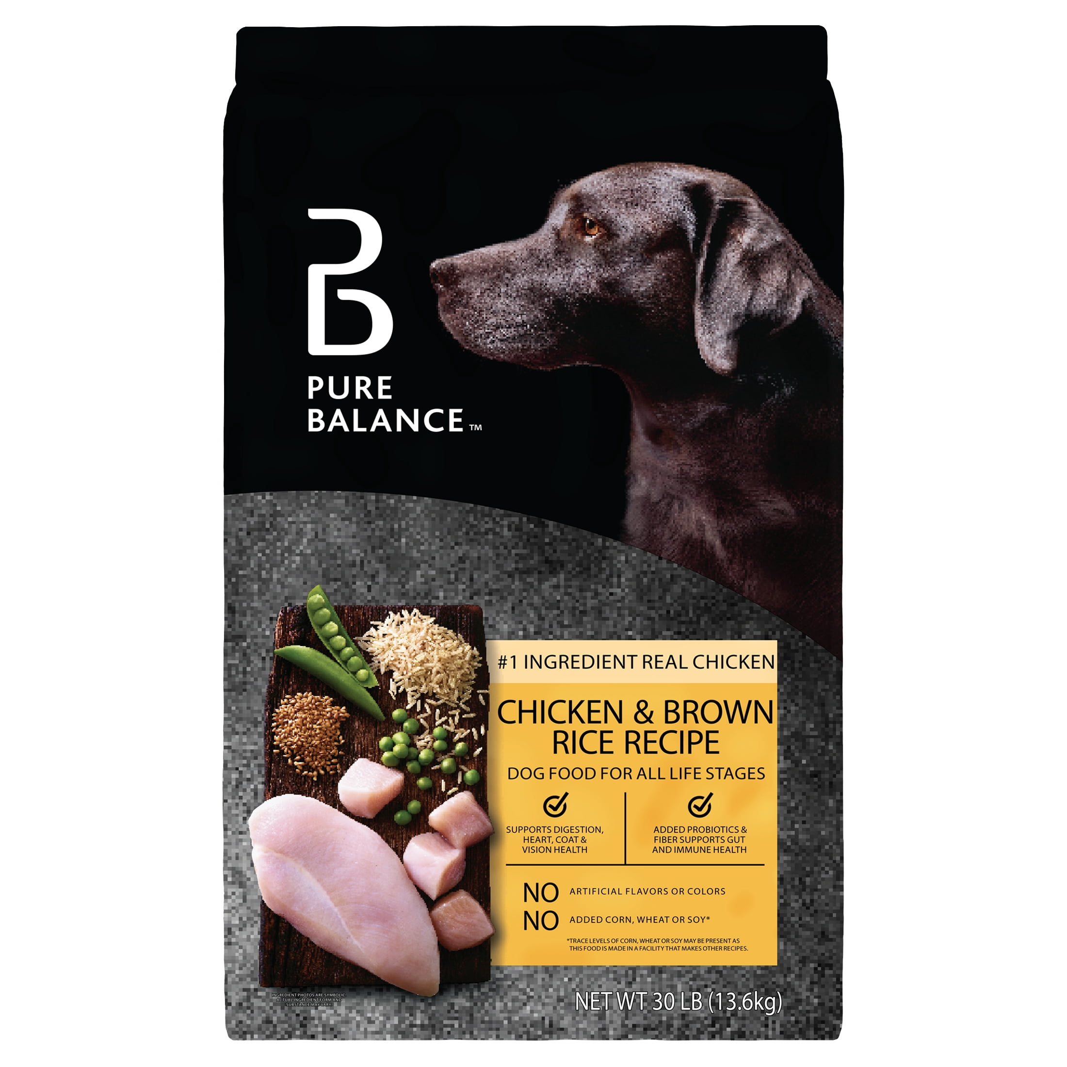 Pure Balance Chicken & Brown Rice Recipe Dry Dog Food (Brown, 30 lb) 51bw9