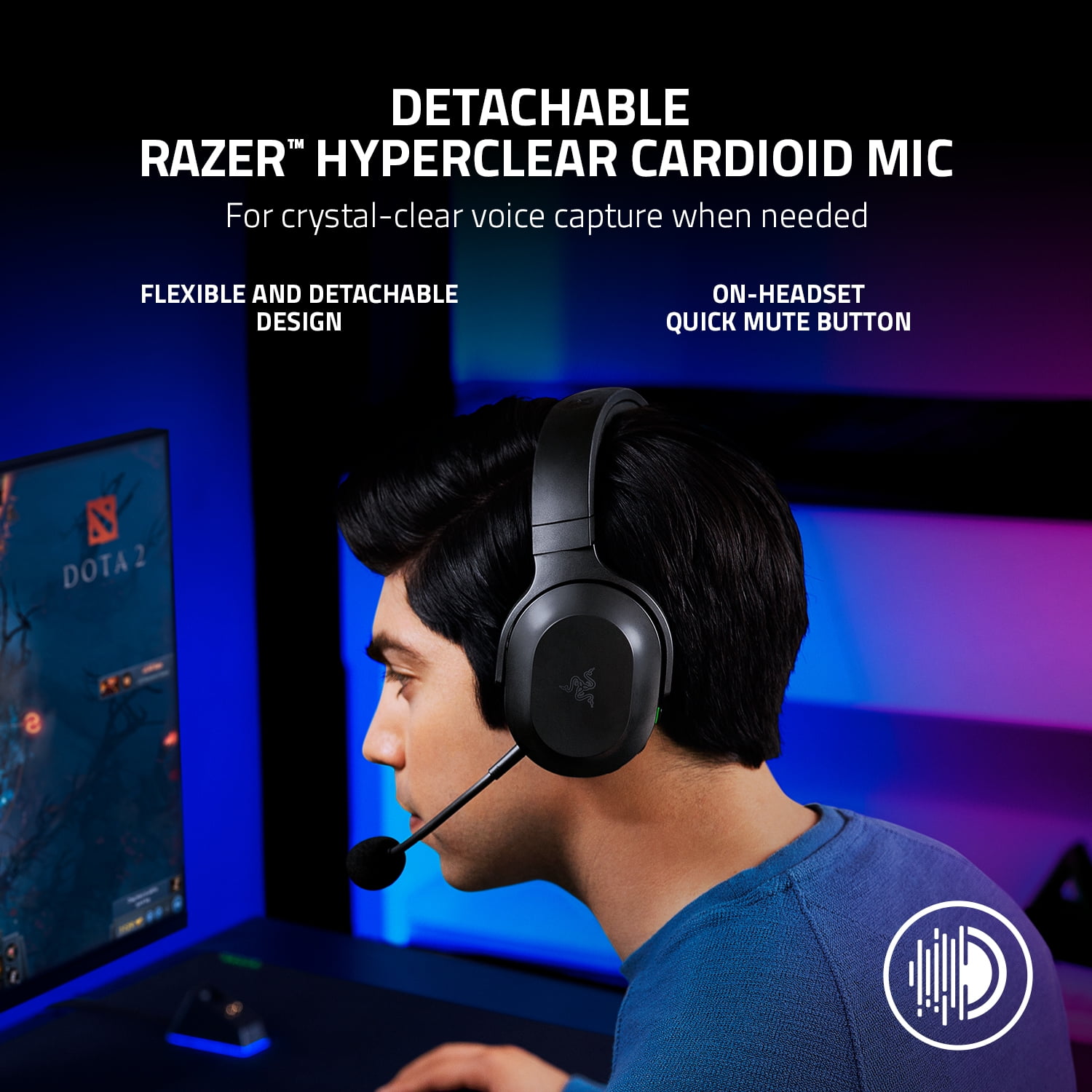 Razer Barracuda X Wireless Gaming Headset with SmartSwitch Dual Wireless and Detachable Mic (Black, 8.8 oz) 4d6bo