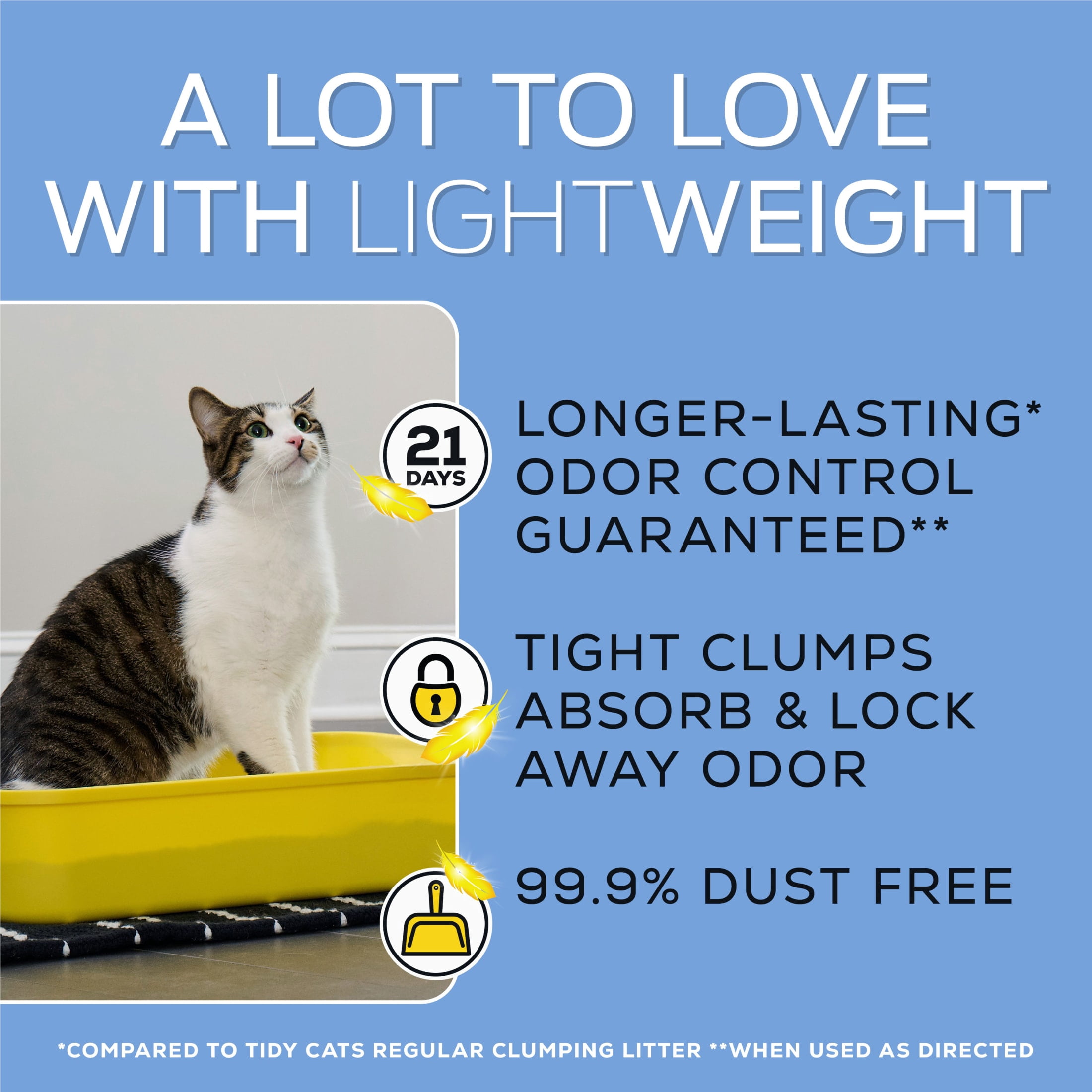 Tidy Cats Free and Clean Unscented Clumping Cat Litter (17 lb) y3te0