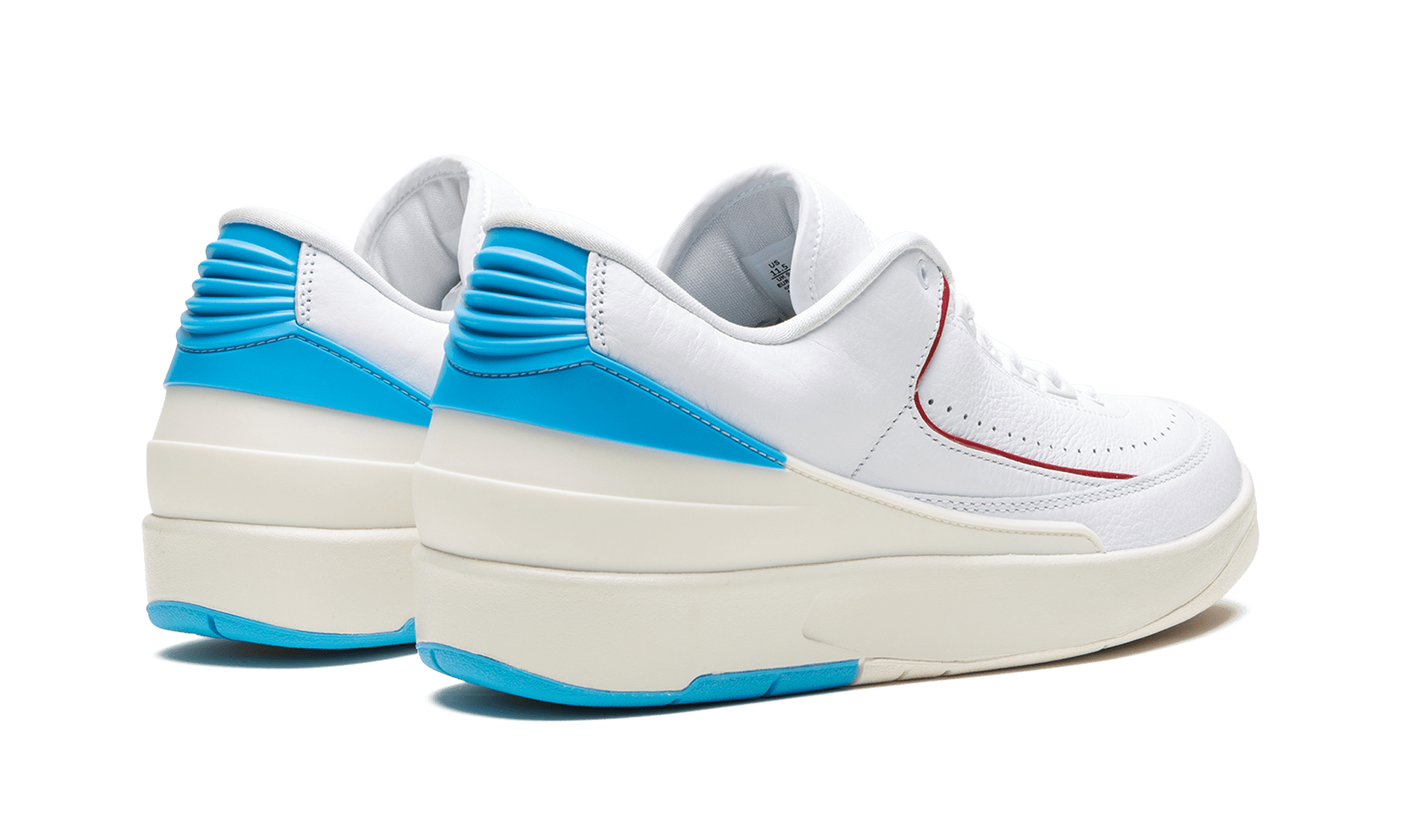 Jordan 2 Retro Womens NC to Chi Basketball Shoes (White, 8 US) vk4pa