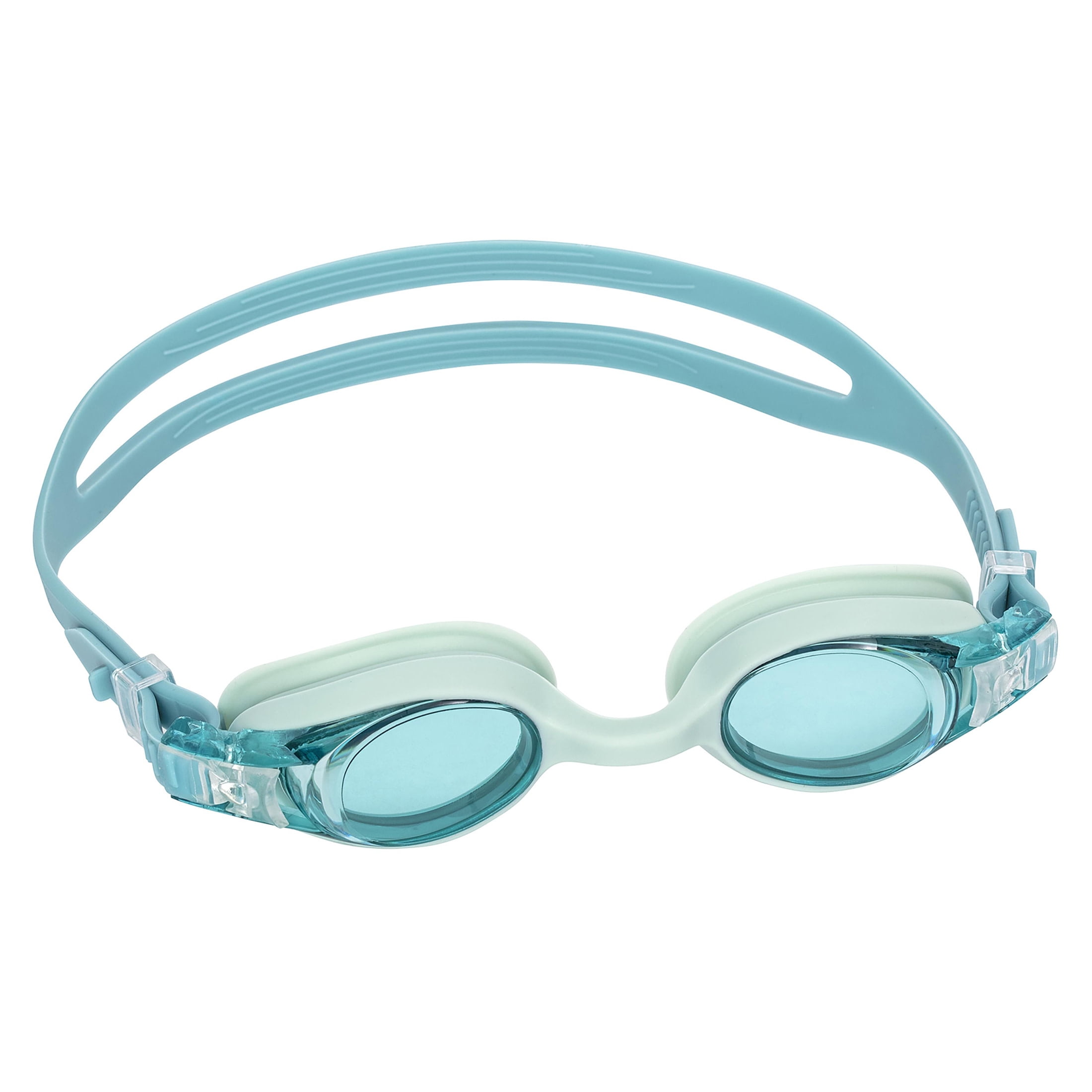 Puddle Jumper Child Swim Goggles, Anti-Fog UV Protection, Comfort-Fit Silicone Strap (Green, 1 Pair) 6w42b