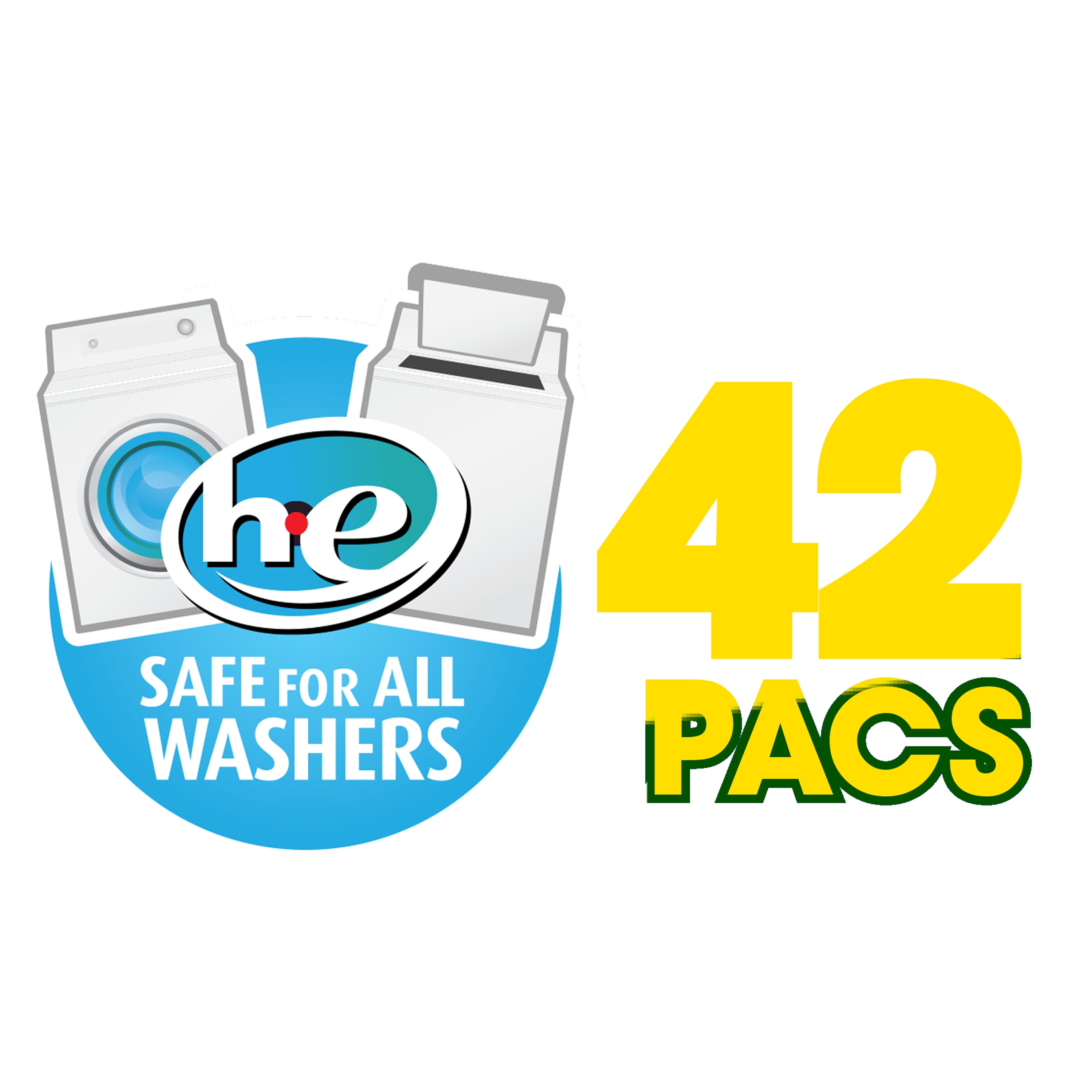 Great Value Premium Clean Laundry Pacs, Original Scent (42 Count) uo4v8