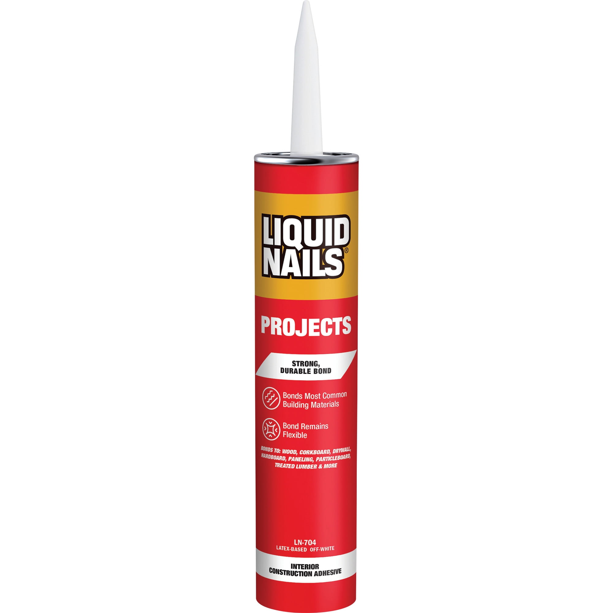 Liquid Nails Interior Projects Latex Construction Adhesive (White, 10 oz) ulq09
