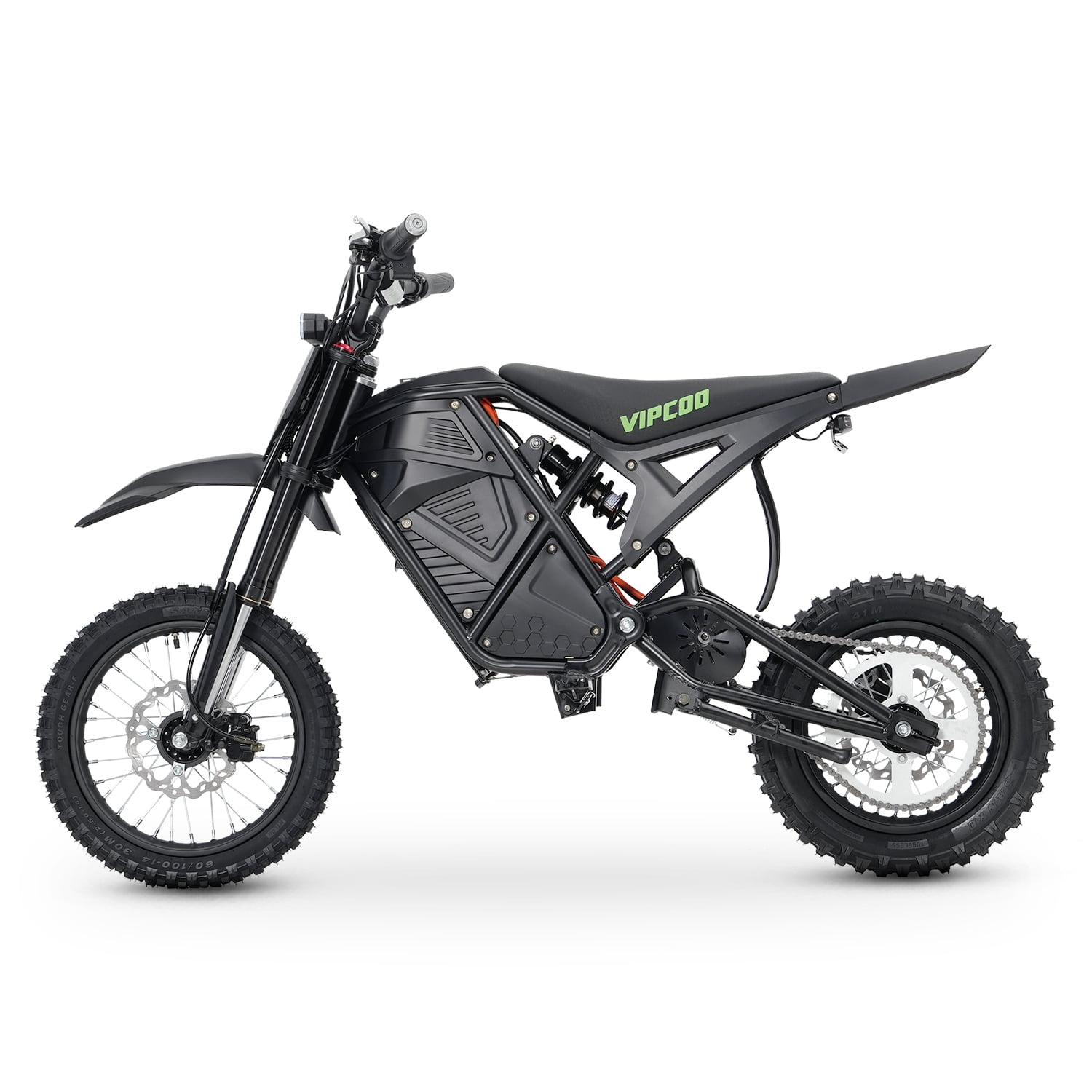 VIPCOO Electric Mountain Bike, High-Speed Off-Road E-Bike with Fat Tires, 330 lb Load Capacity (Black, 63 in) ob9hb
