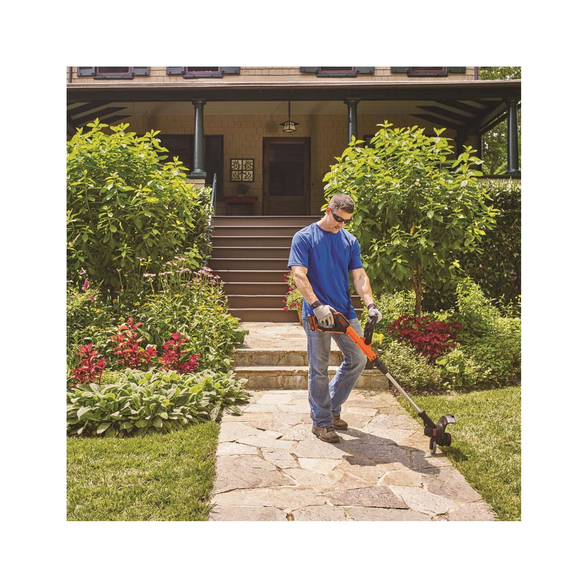 BLACK+DECKER 20V MAX Cordless String Trimmer and Edger Kit (Black, 12 in) iptol