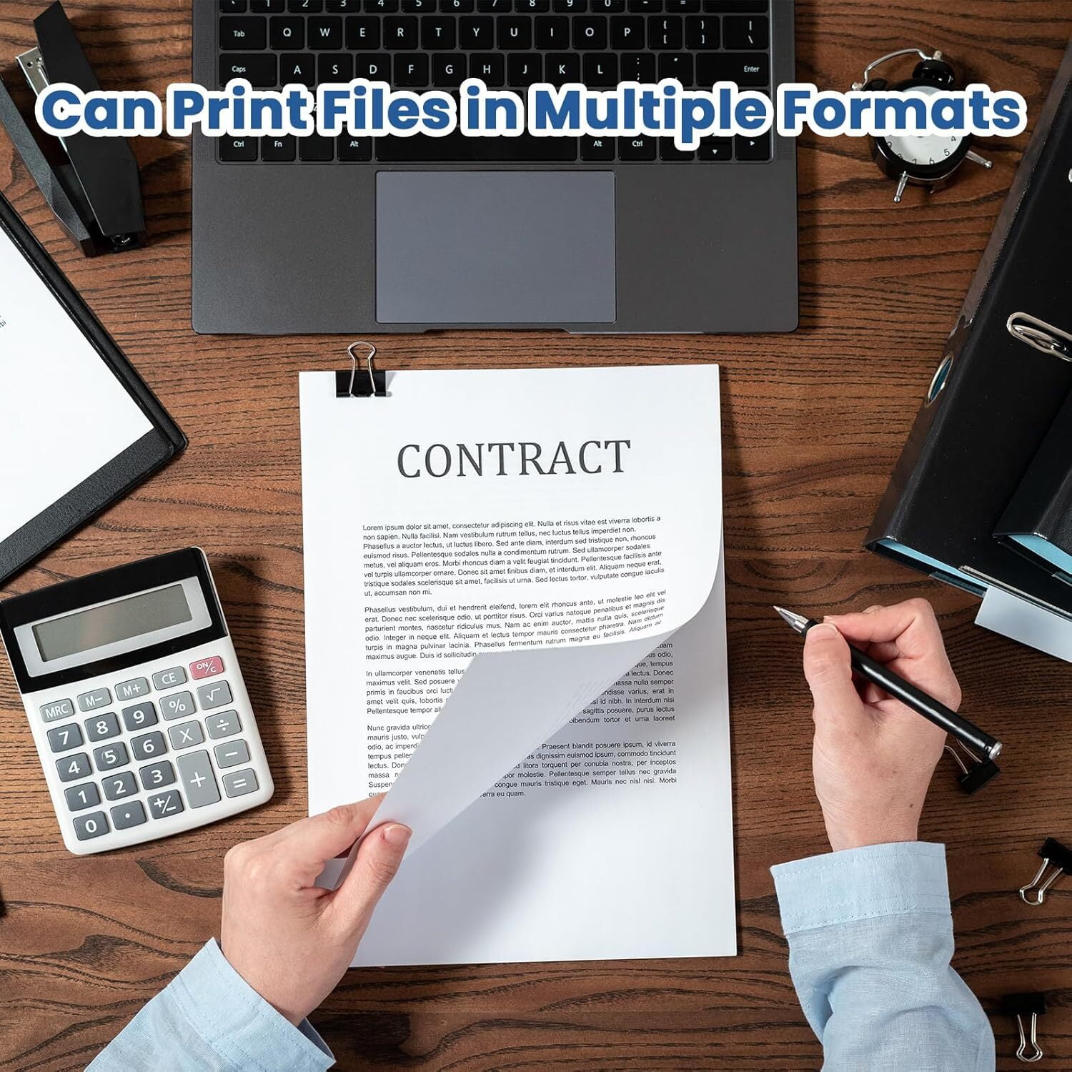 FungLam Thermal Printing Paper for Portable Printers (White, 8.5 in x 11 in, 2 Rolls) 4m18o