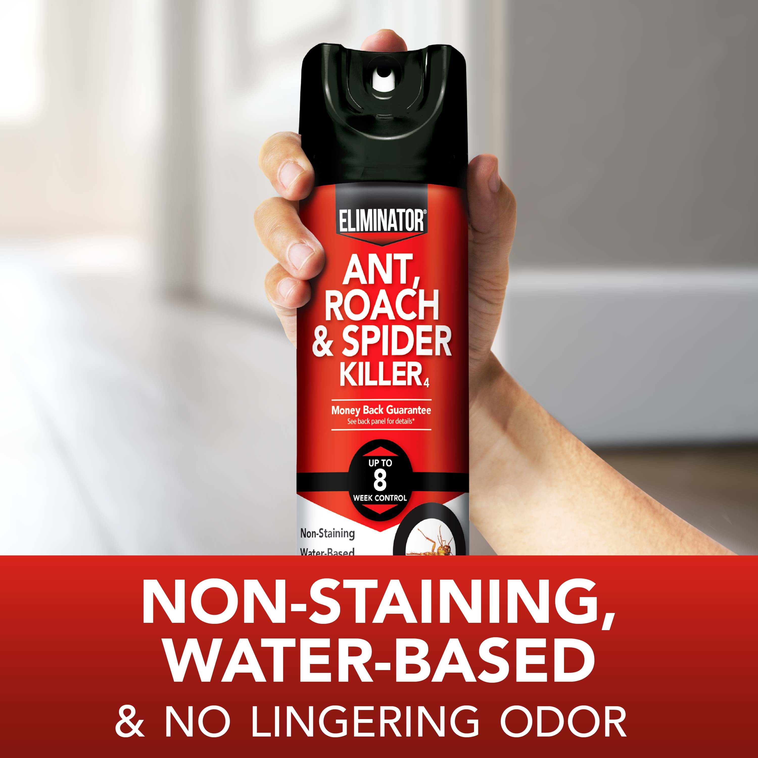 Eliminator Ant, Roach & Spider Killer Insecticide Spray (17.5 oz) 9zosv
