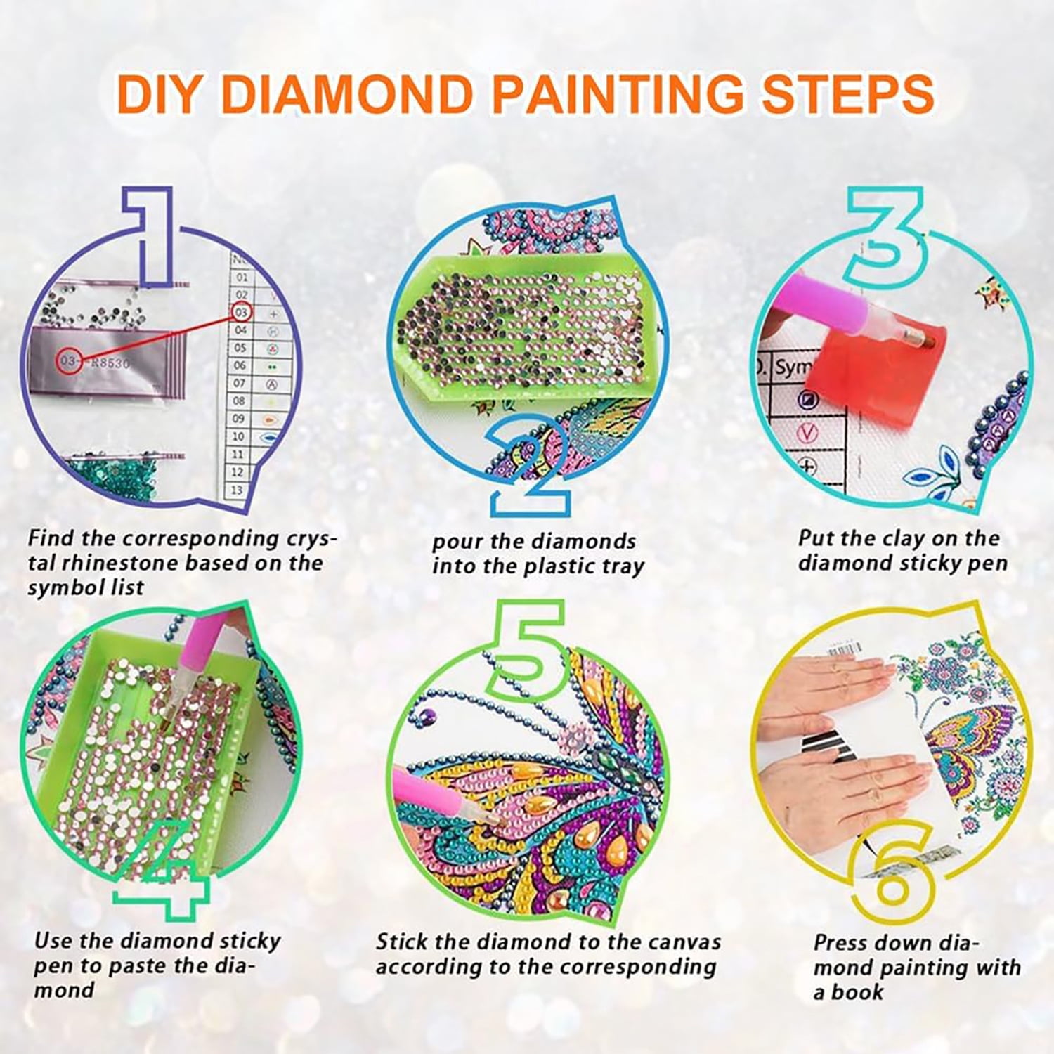 SINKOO Hummingbird Diamond Painting Kit for Adults, 5D Full Drill DIY Art Craft Set for Home Wall Decor (12 in x 12 in) bkxd2