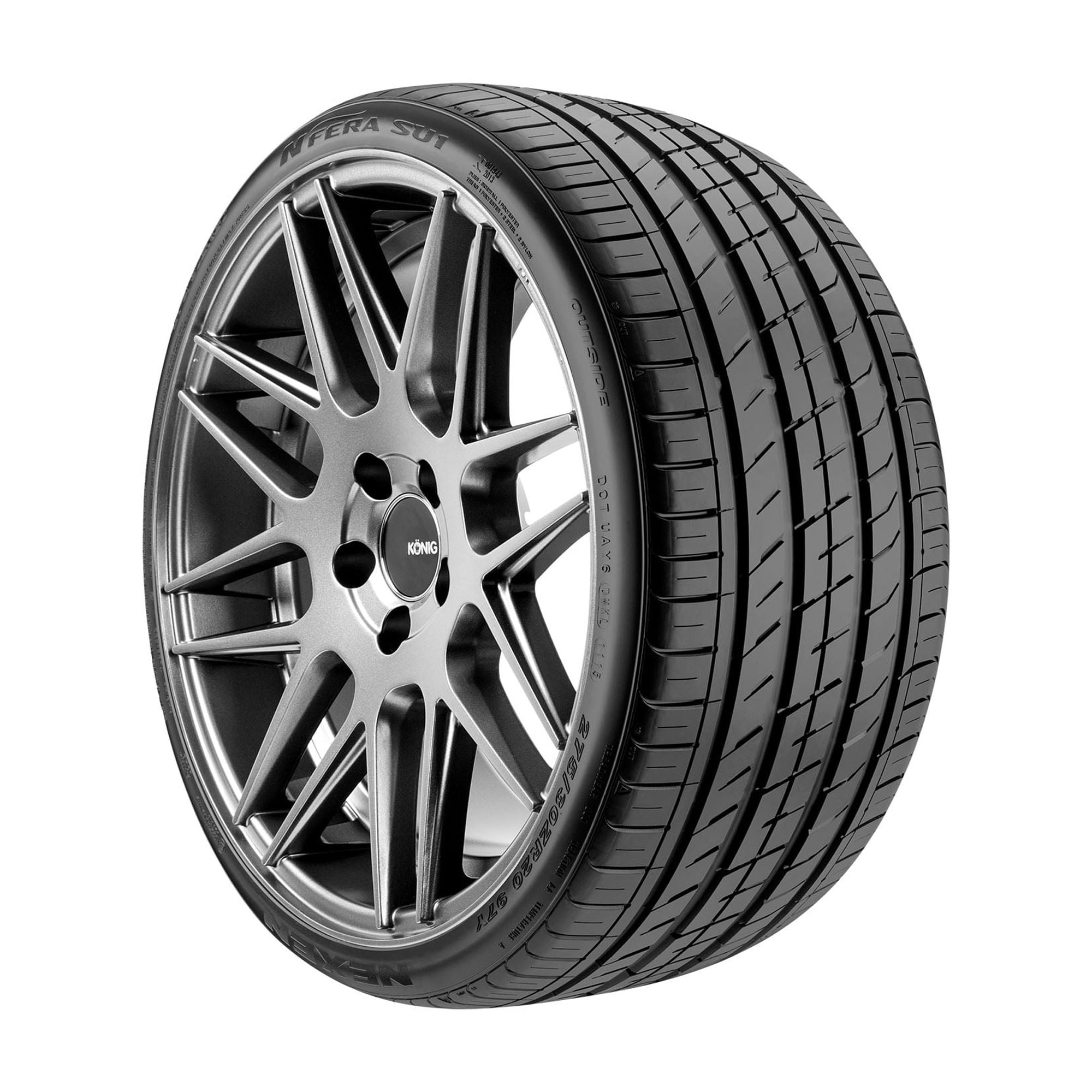 Nexen N Fera SU1 Ultra High Performance Passenger Tire (Black Sidewall, 245/40R20) 56643