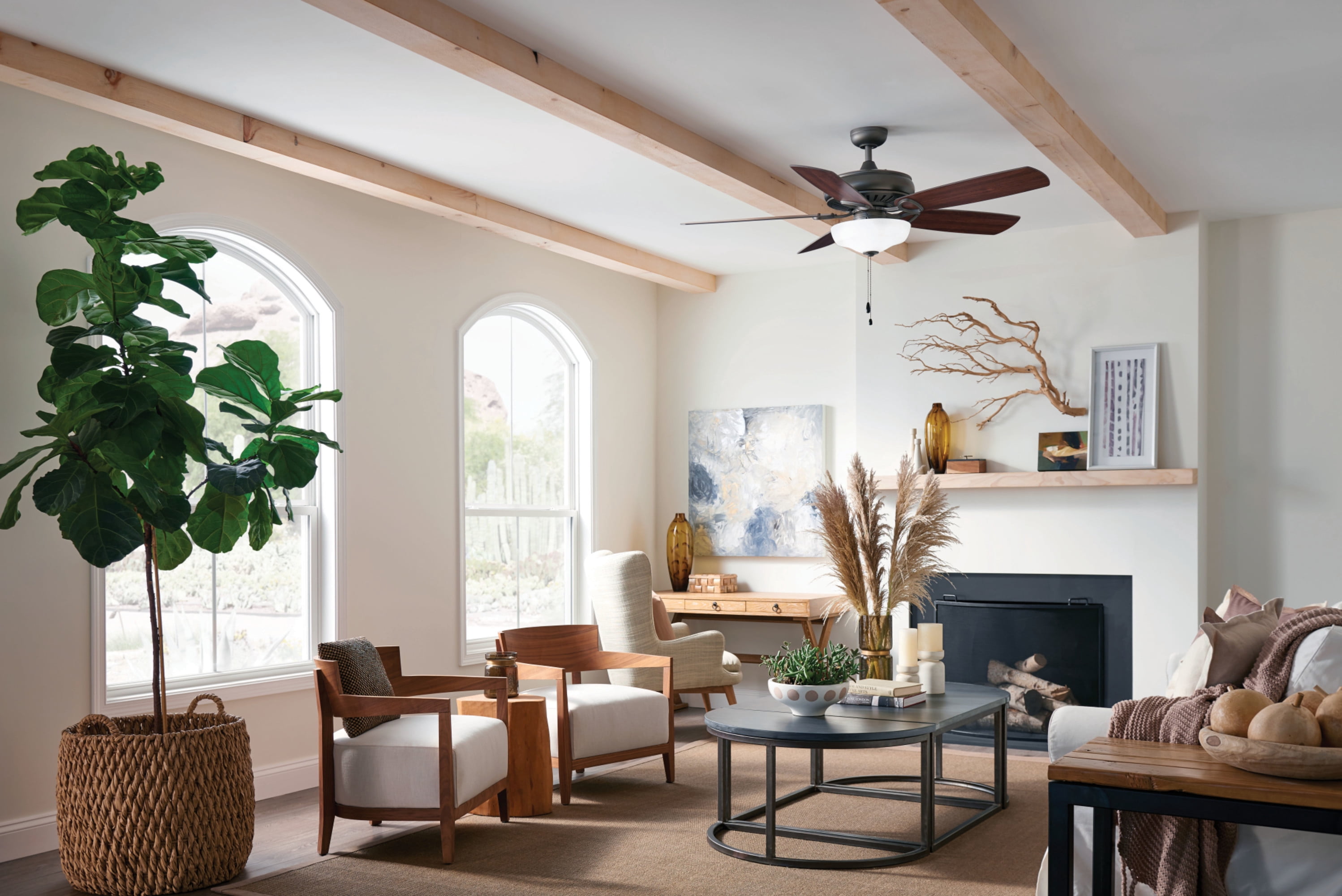 Hinkley Lighting Gladiator Illuminated Ceiling Fan (Metallic Matte Bronze, 60 in) 0i2kk