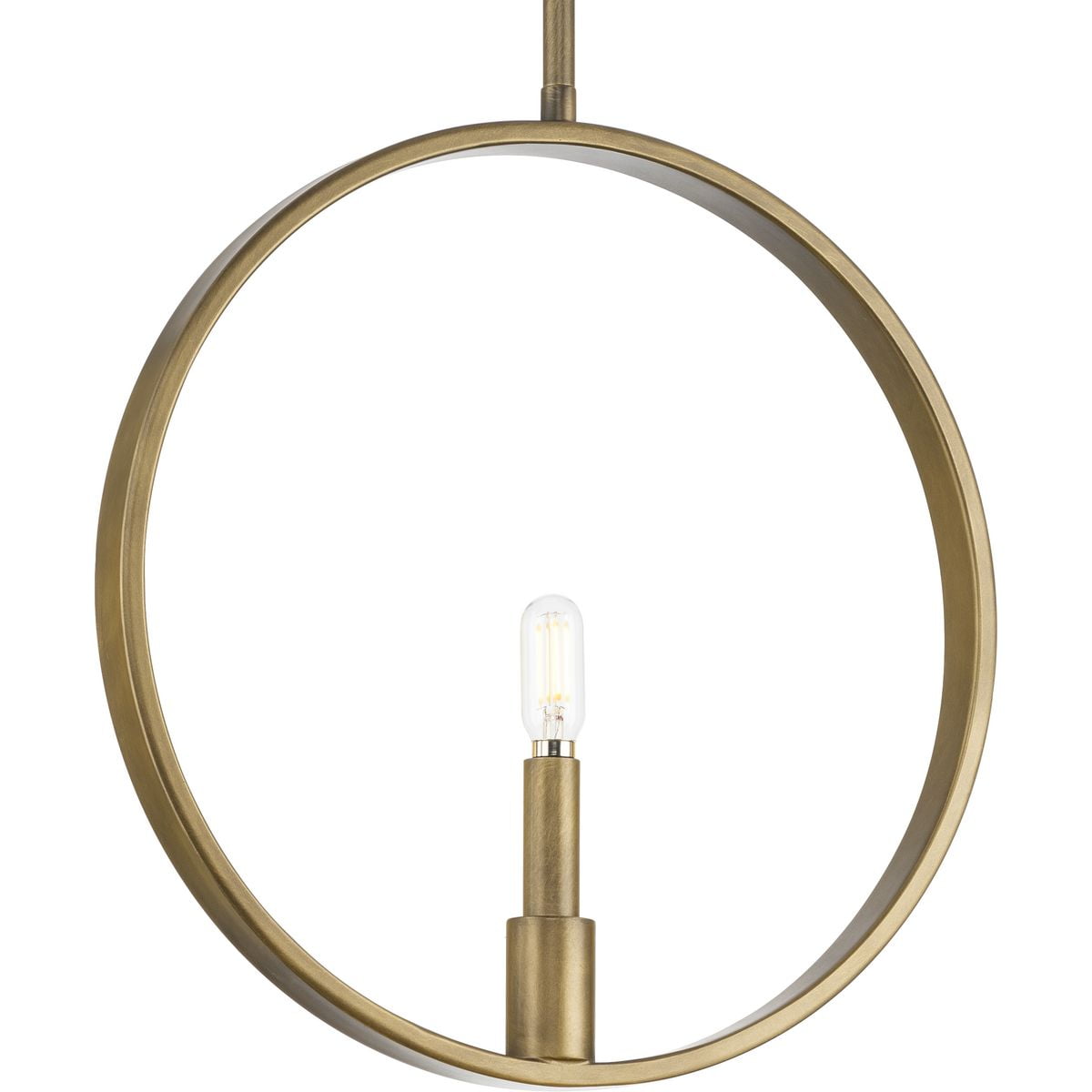 Progress Lighting Breckenridge Rustic Farmhouse Pendant Light (Aged Bronze, 15 in. Diameter) aydyk