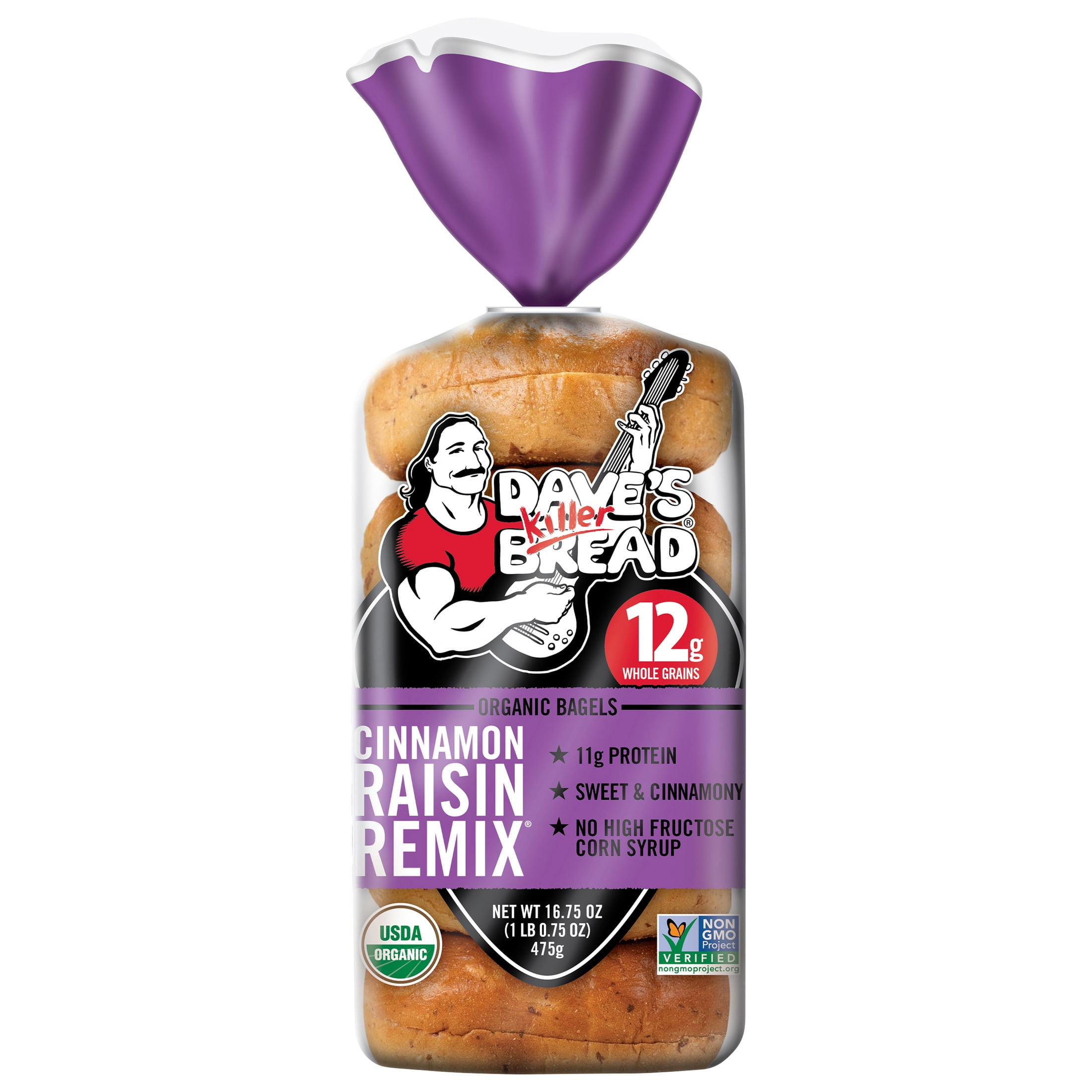 Dave's Killer Bread Cinnamon Raisin Remix Organic Bagels (5 Count) i1ih5