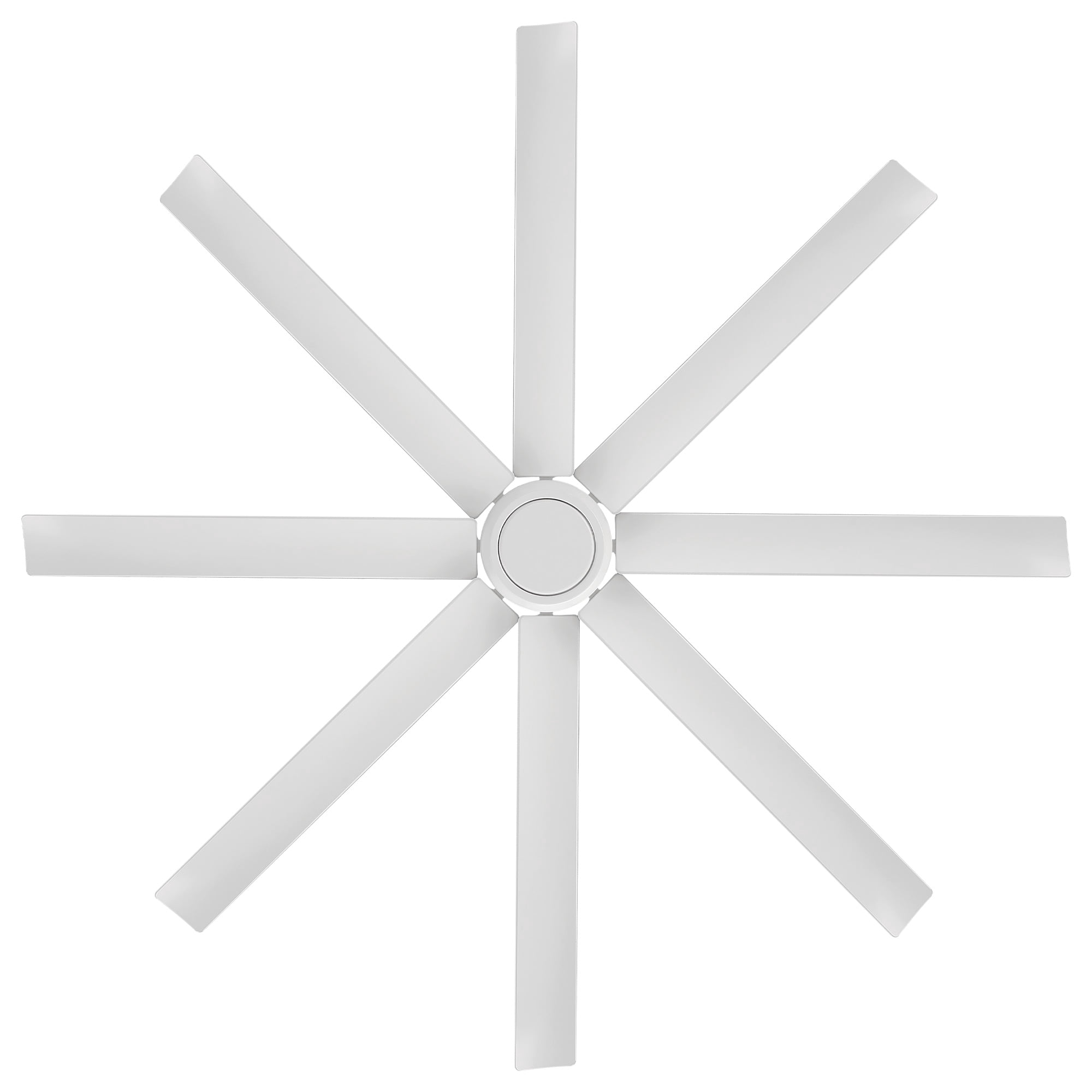 WAC Lighting Mocha XL Smart Ceiling Fan, 8-Blade Indoor Outdoor Fan with Remote Control (Matte White, 66 in) 3b85t
