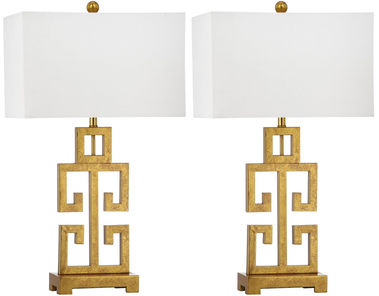 Safavieh Greek Key Table Lamp (Antique Gold, 29 in) 0d2fn