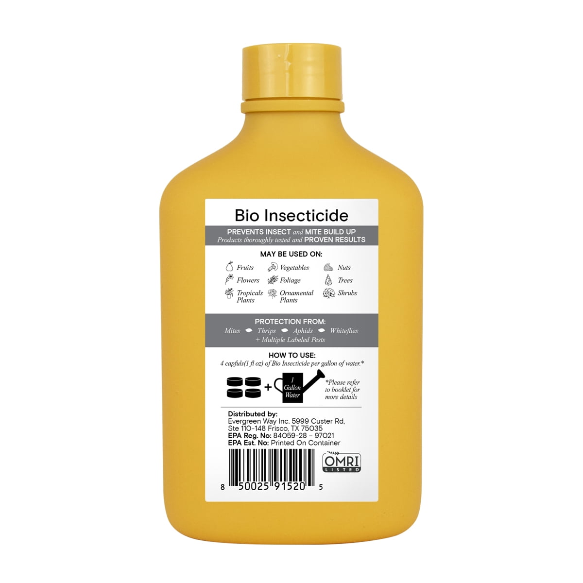 Arber Organic Bio Insecticide Concentrate (8 oz) gcw5d