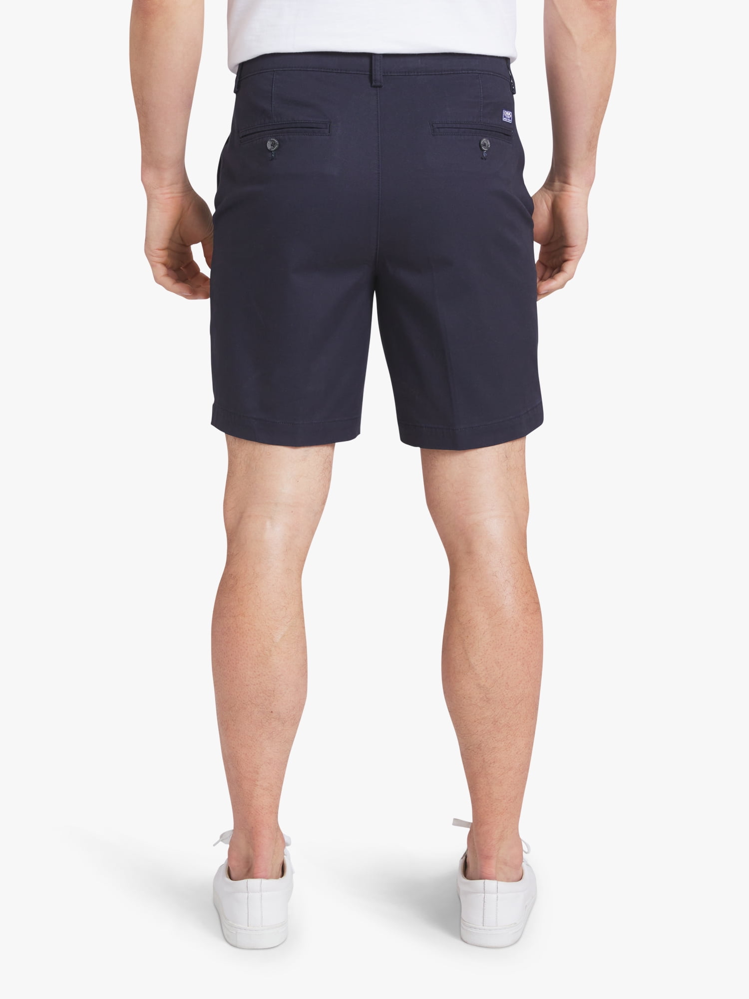 Chaps Men's Flat Front Casual Shorts (Blue, 30-42) sn8wj