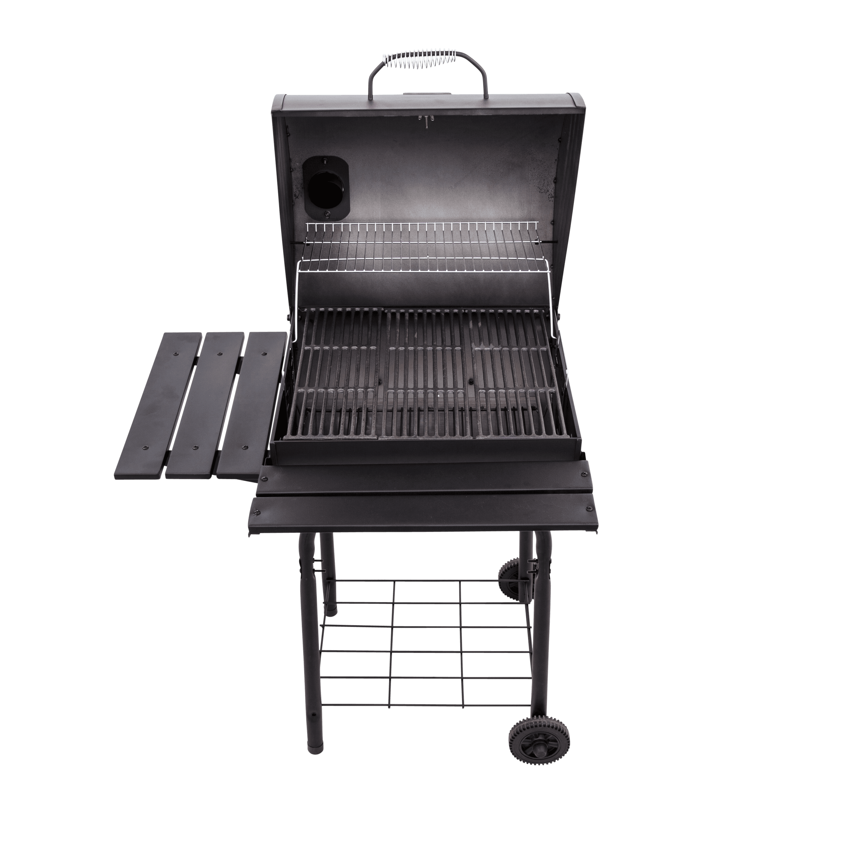 Char-Broil 625 Charcoal Grill with Adjustable Height Pan and Ash Drawer (Black, 580 sq. in) pq0mp
