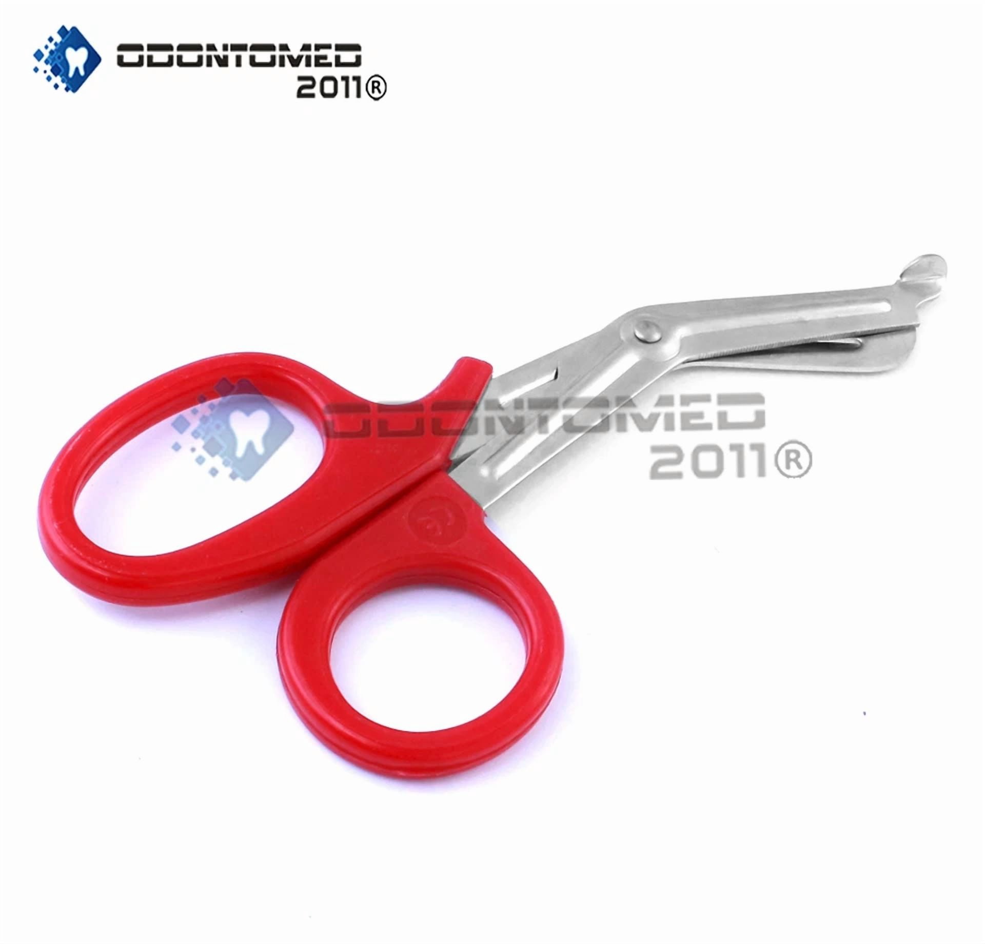 Knack Utility Scissors Multi-Purpose DIY Craft Shears (Red, 10 Pack, 5.5 in) d10al