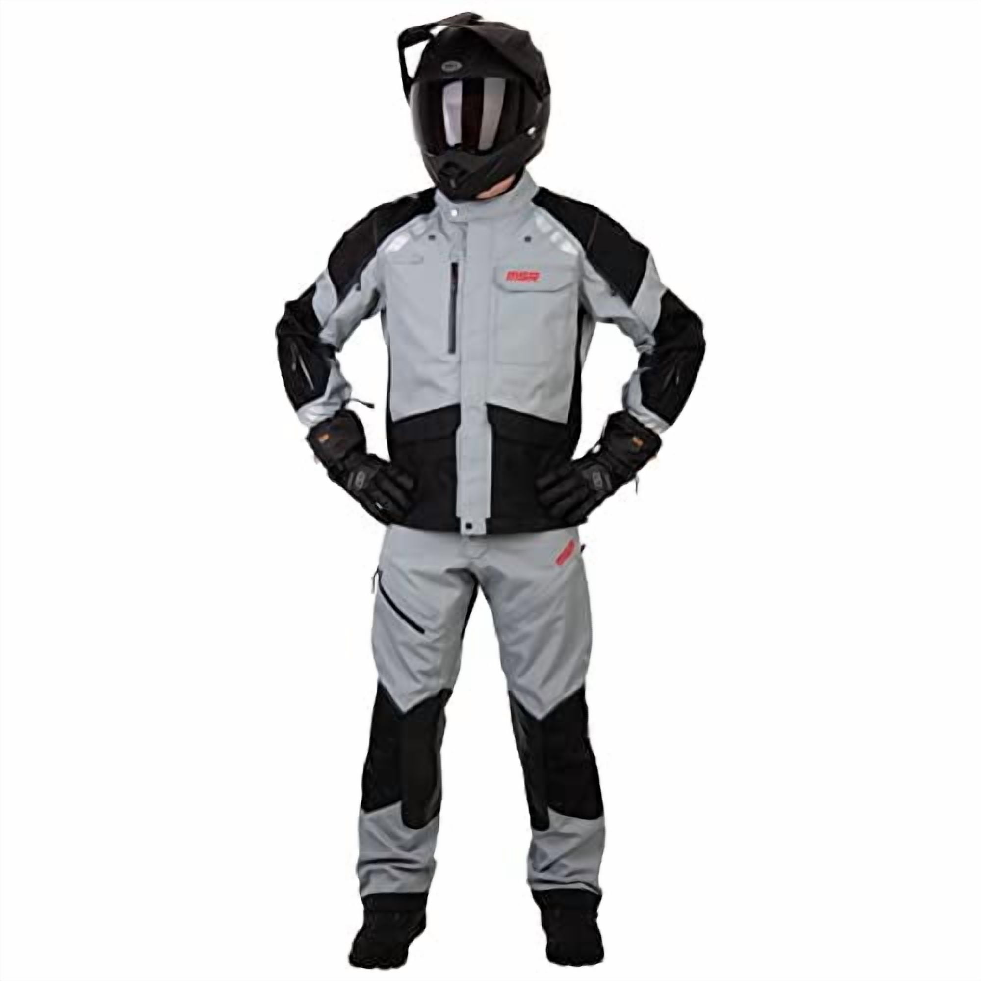 MSR Voyager Adventure Pant Heavy-Duty Waterproof Riding Gear (Grey, 40 in) aavu6