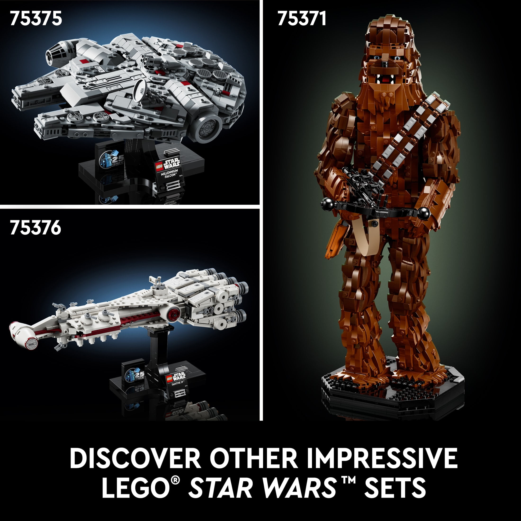 LEGO Star Wars Tantive IV Building Set, Collectible Starship Display Model for Adults (654 Pieces) 156a5