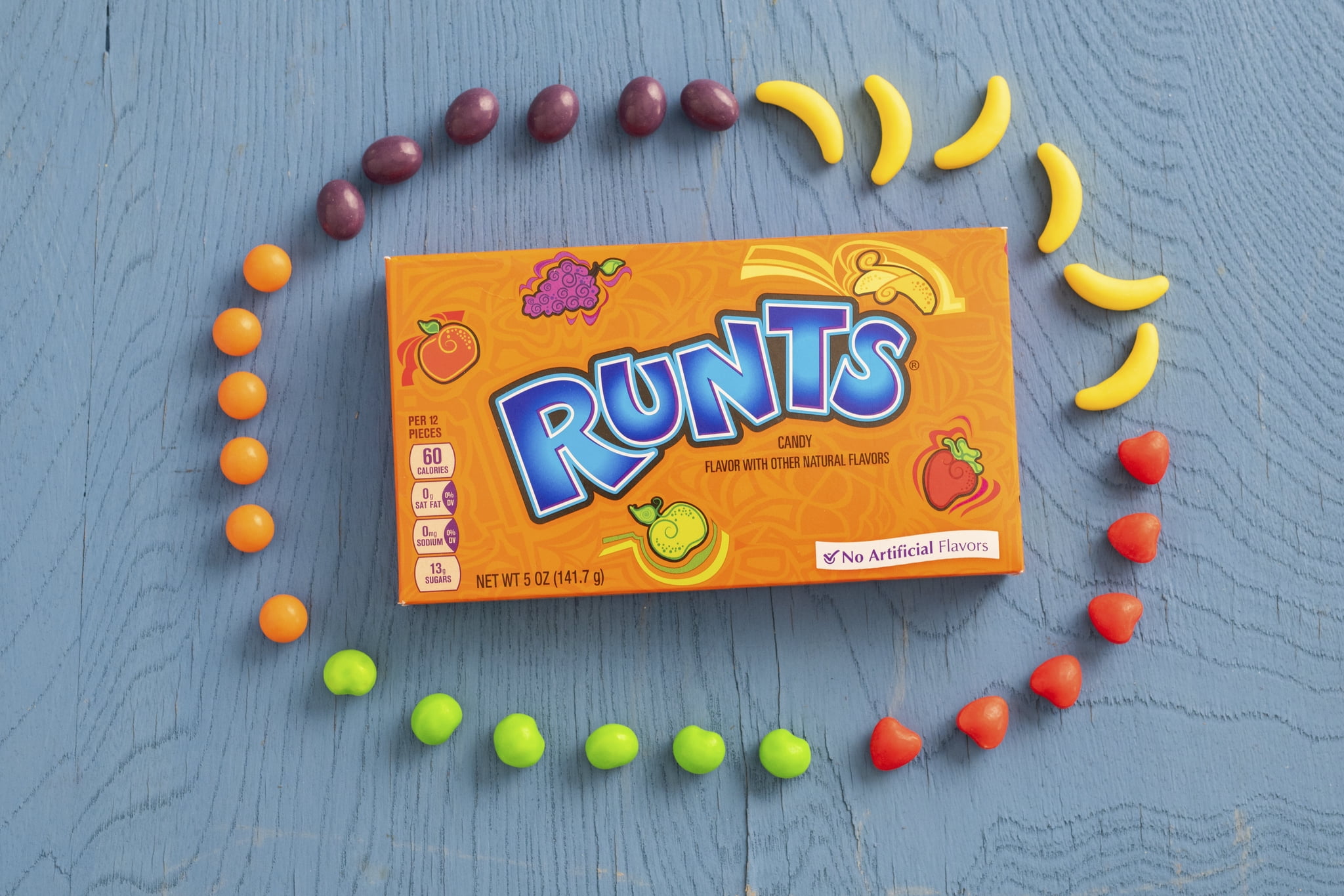 Runts Fruit Shaped Hard Candy (Assorted Fruit Flavors, 5 oz) zlhtt