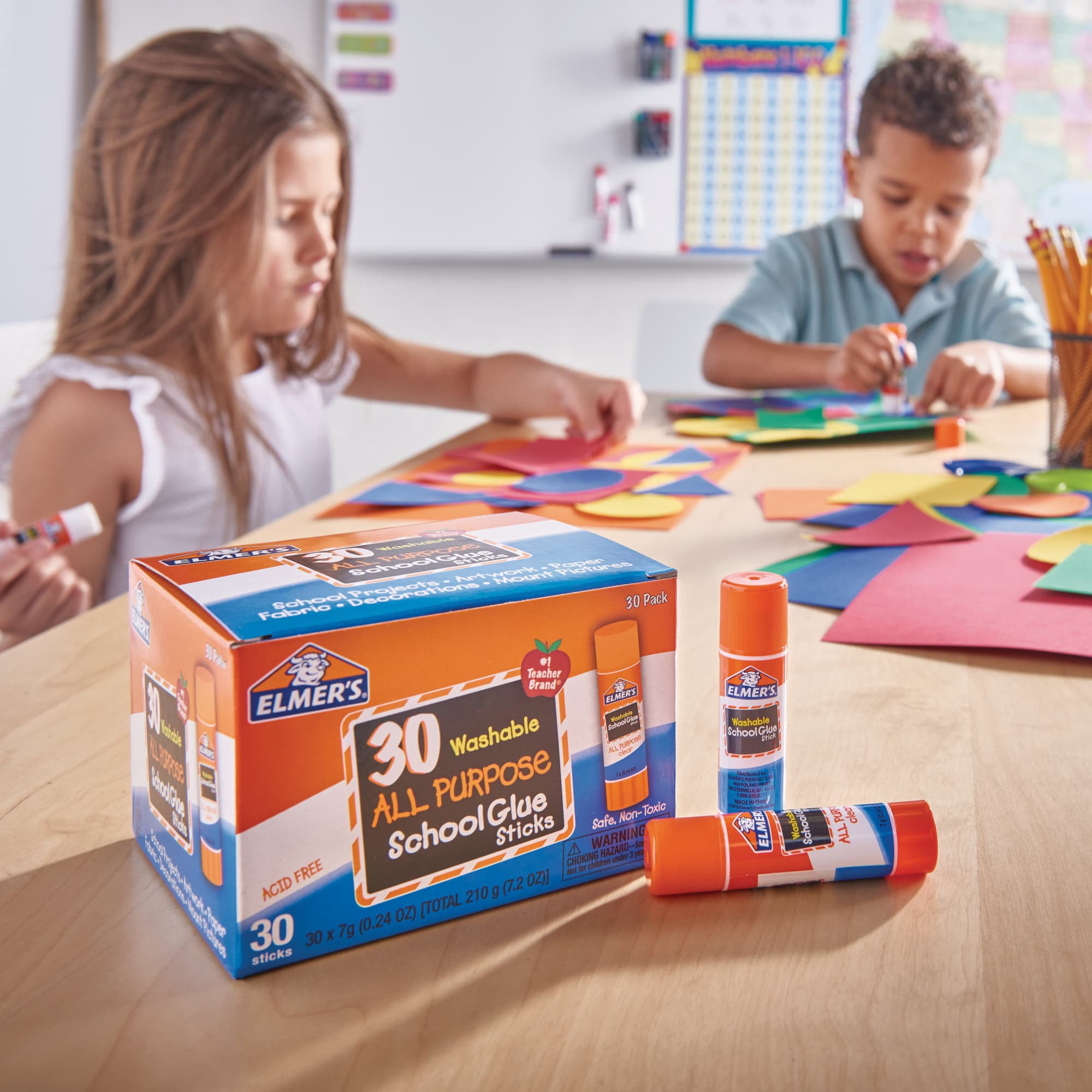Elmer's All-Purpose Glue Sticks (Clear, 30 Pack) mg76y