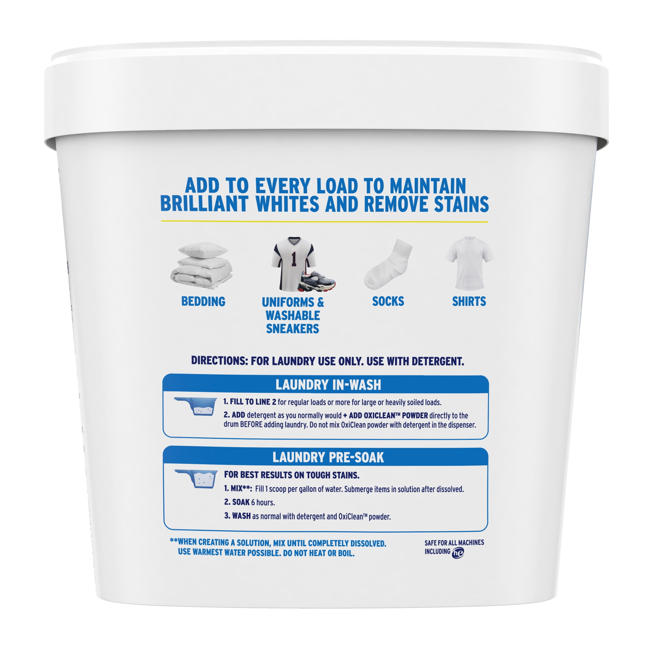 OxiClean White Revive Laundry Whitener and Stain Remover Powder (White, 5 lb) vnr35