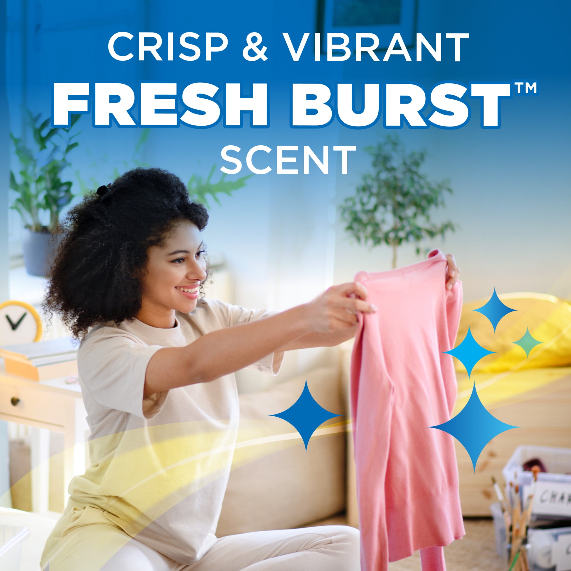 ARM & HAMMER Odor Blasters In-Wash Scent Booster, Laundry Fragrance Crystals (Fresh Burst, 45 oz) w8kob