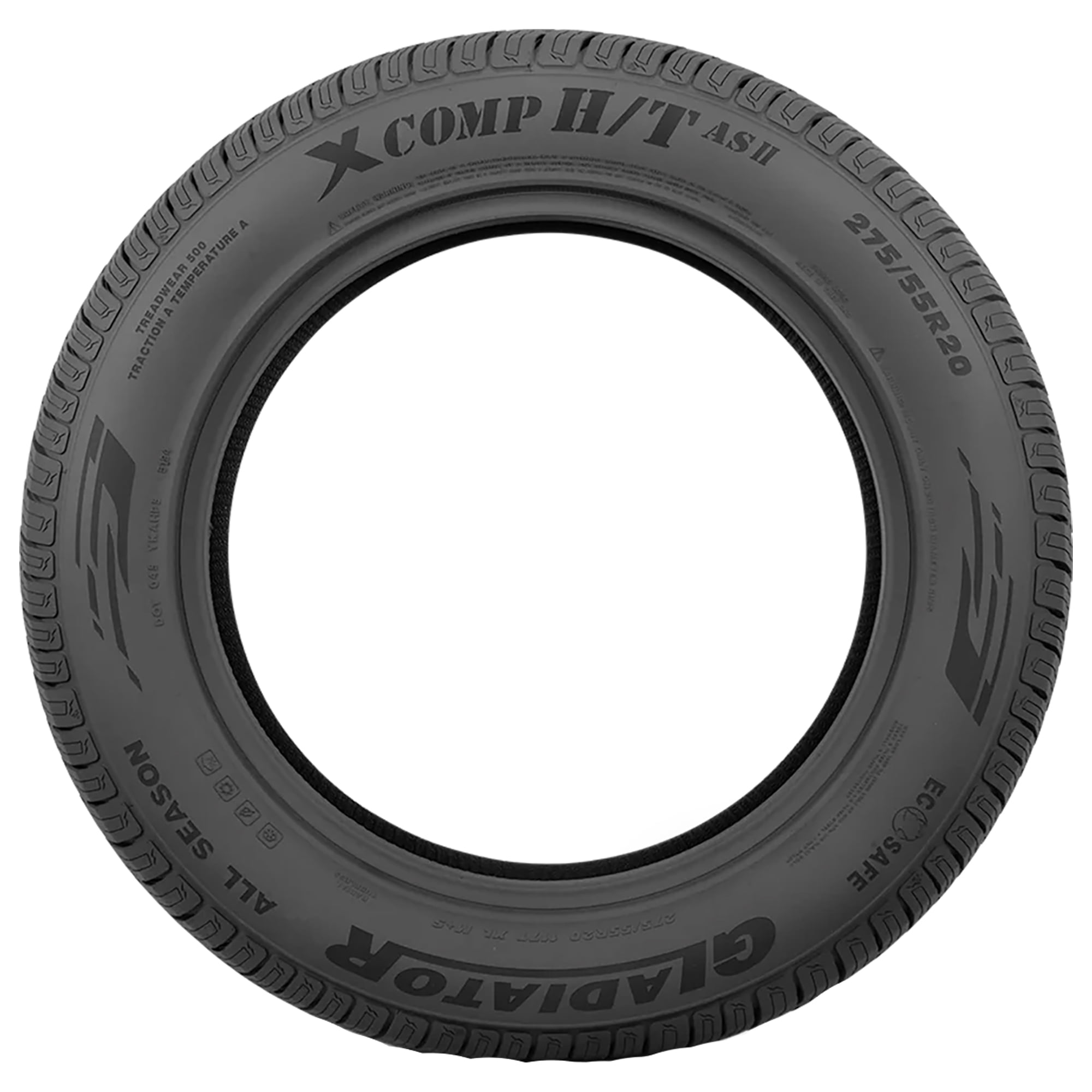Gladiator X Comp H/T ASII All Season Light Truck Tire (255/60R19, 109H) 48zcm