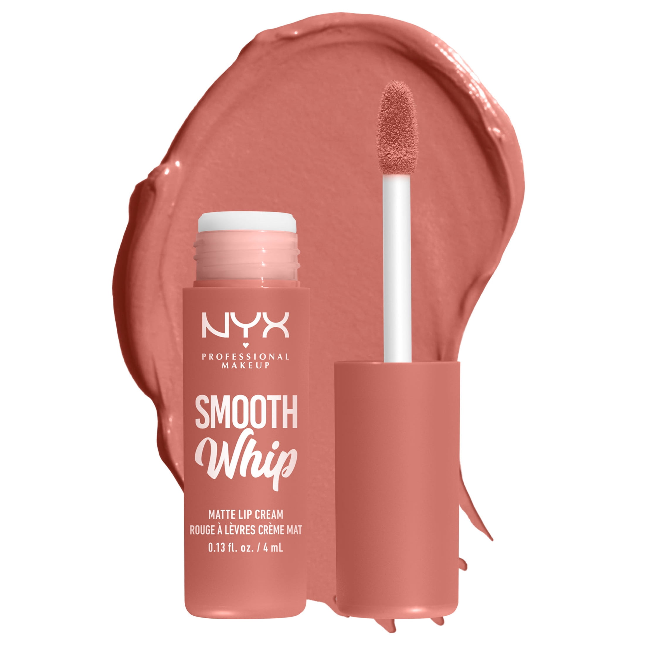 NYX Professional Makeup Smooth Whip Matte Lip Cream, Full-Coverage Long-Lasting Formula (Beige, 0.13 fl oz) wqyi9