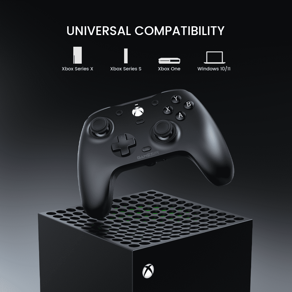 GameSir G7 SE Wired Gaming Controller for Xbox Series X|S and PC, Hall Effect Joysticks and Triggers, Customizable Back Buttons (Black, 1 Count) sua2m