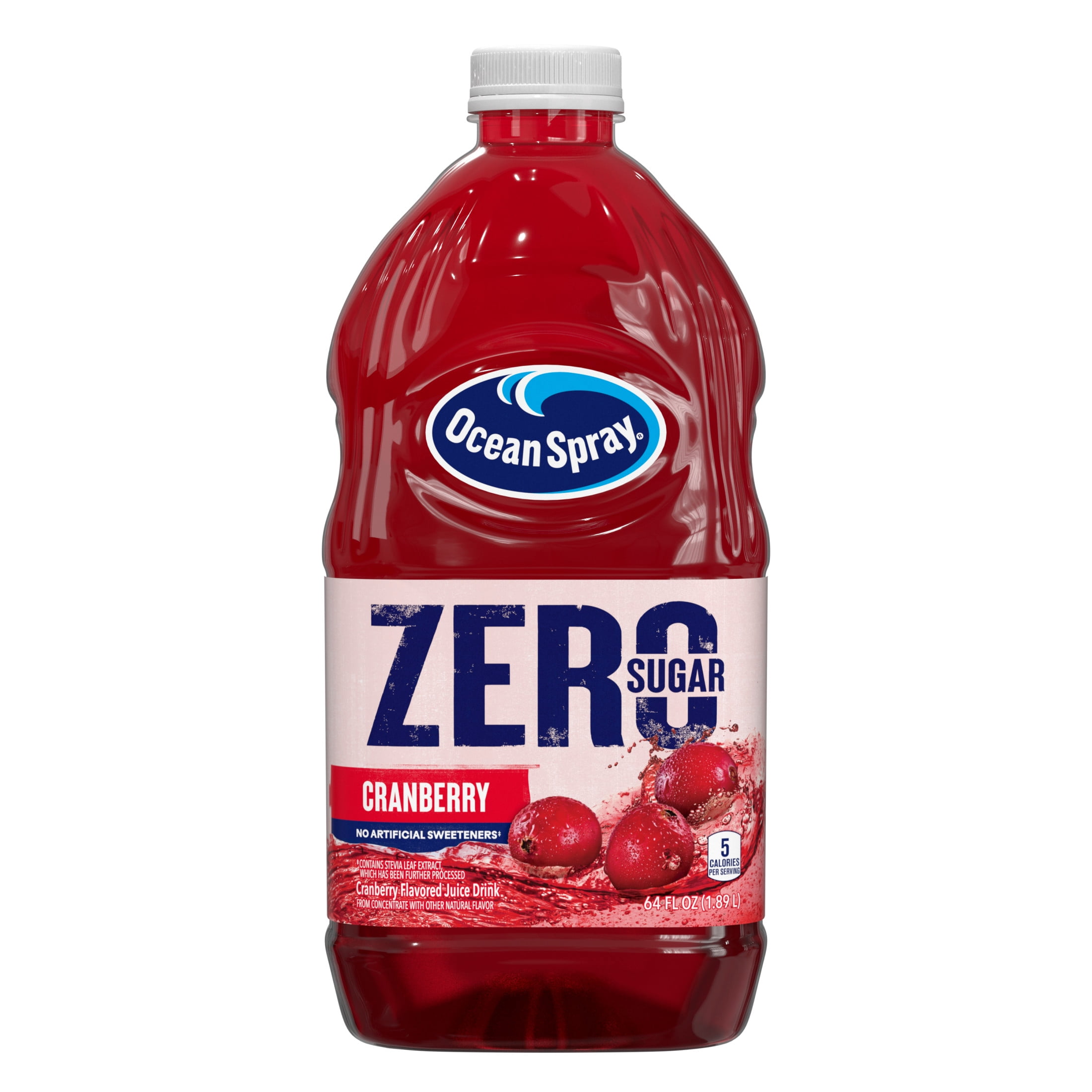 Ocean Spray ZERO Sugar Cranberry Juice Drink (Red, 64 fl oz) rpnmp
